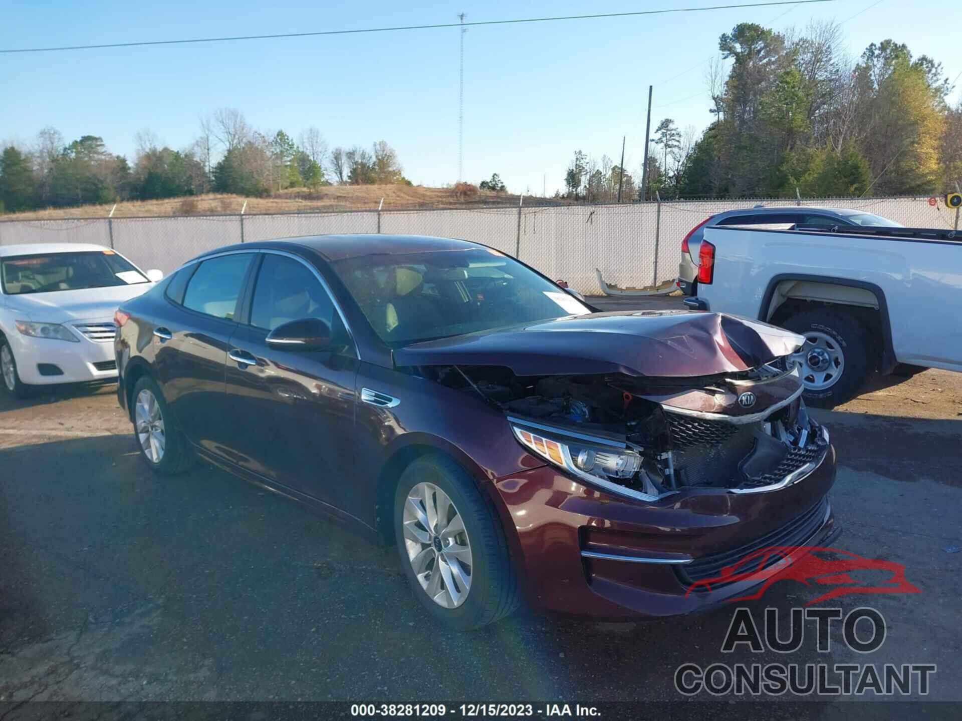 KIA OPTIMA 2018 - 5XXGT4L31JG252083