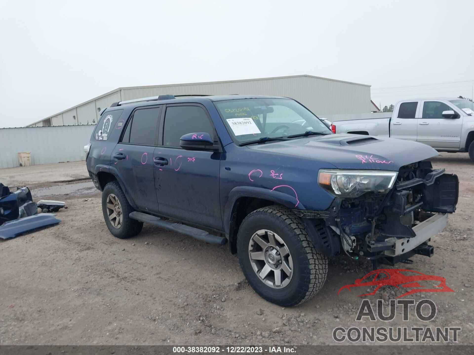 TOYOTA 4RUNNER 2016 - JTEBU5JR6G5302845