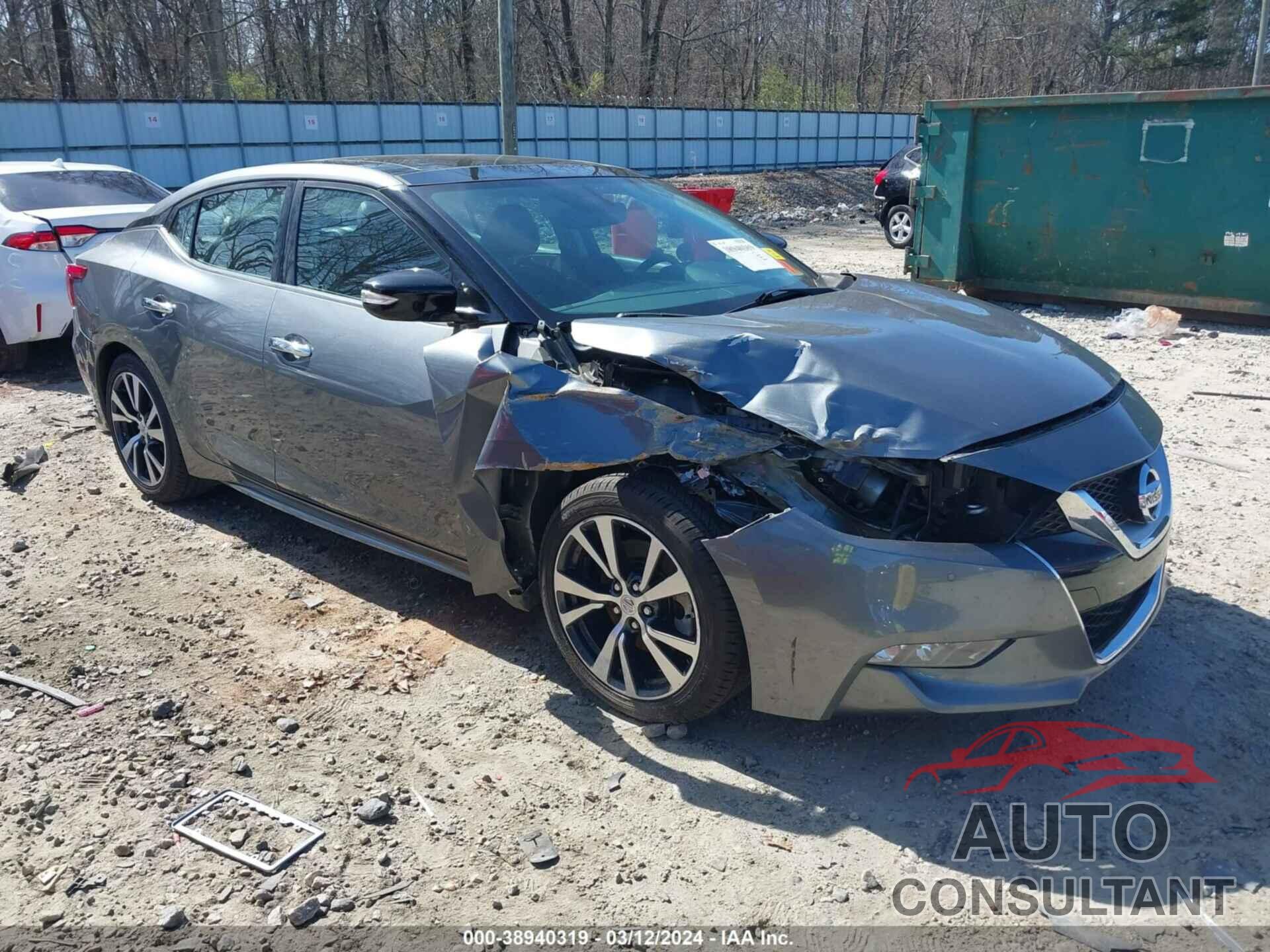 NISSAN MAXIMA 2017 - 1N4AA6APXHC370985