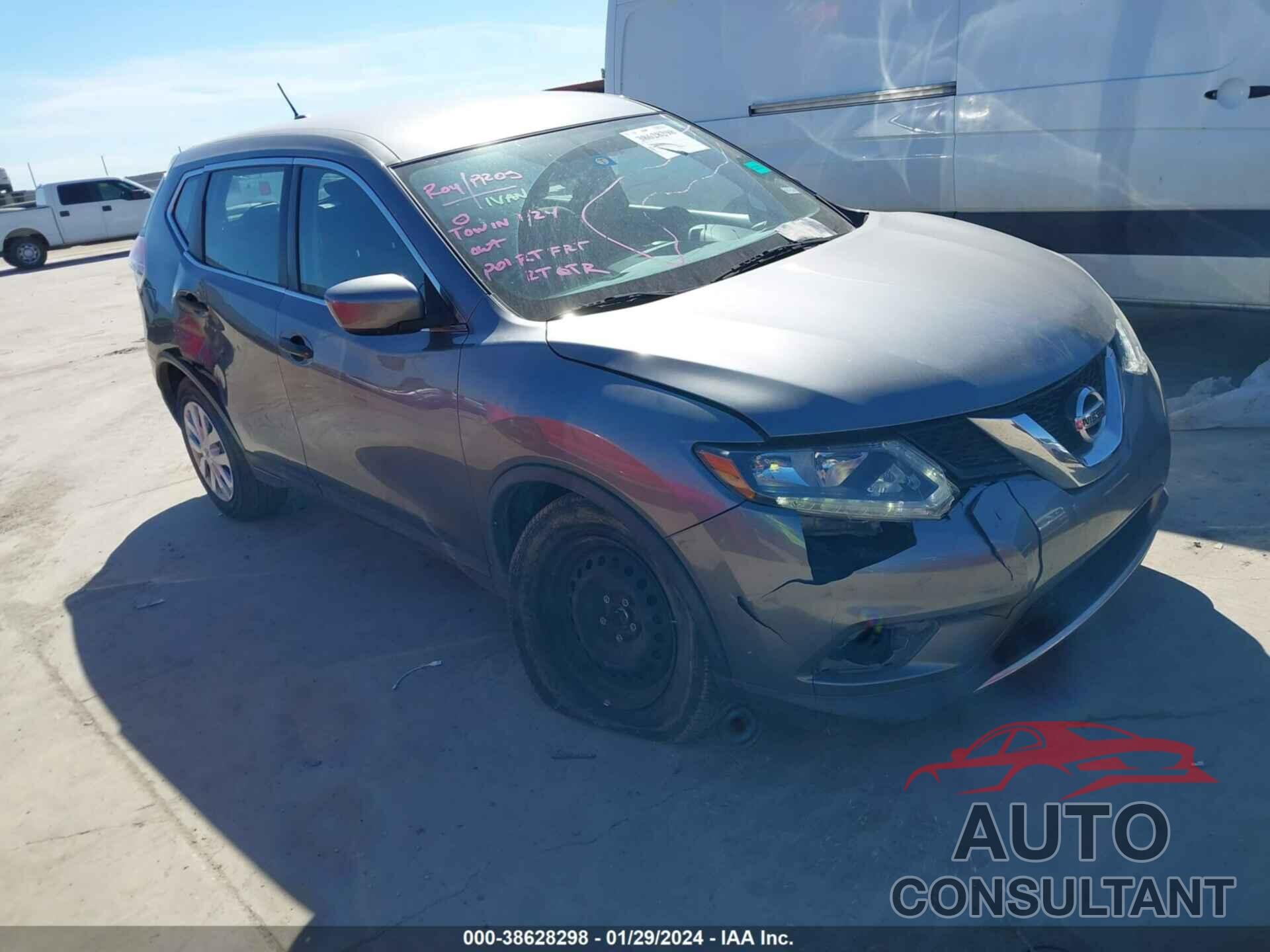 NISSAN ROGUE 2016 - KNMAT2MT6GP701011