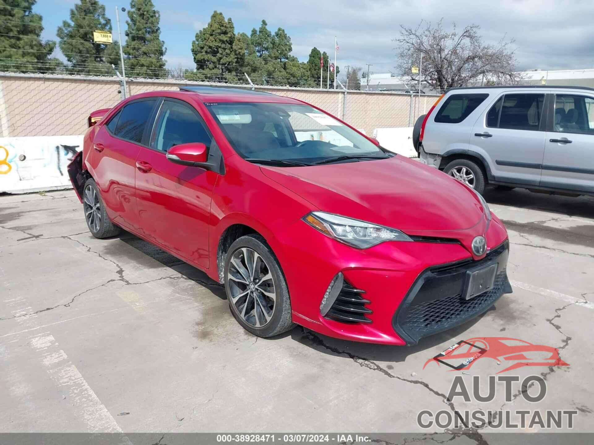 TOYOTA COROLLA 2017 - 5YFBURHEXHP652367