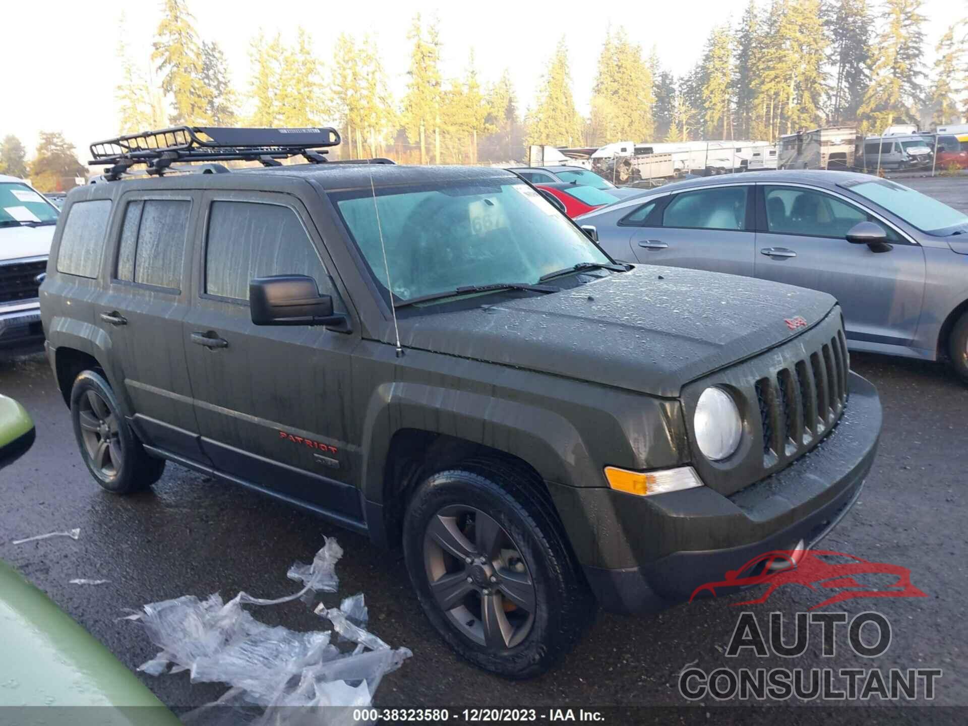 JEEP PATRIOT 2017 - 1C4NJRBB0HD165007