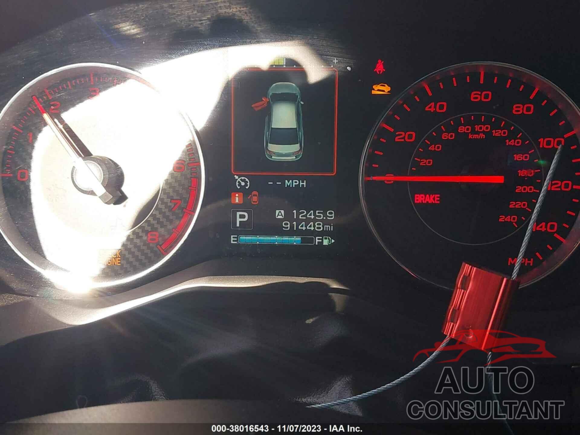 SUBARU IMPREZA 2018 - 4S3GKAK68J3602936