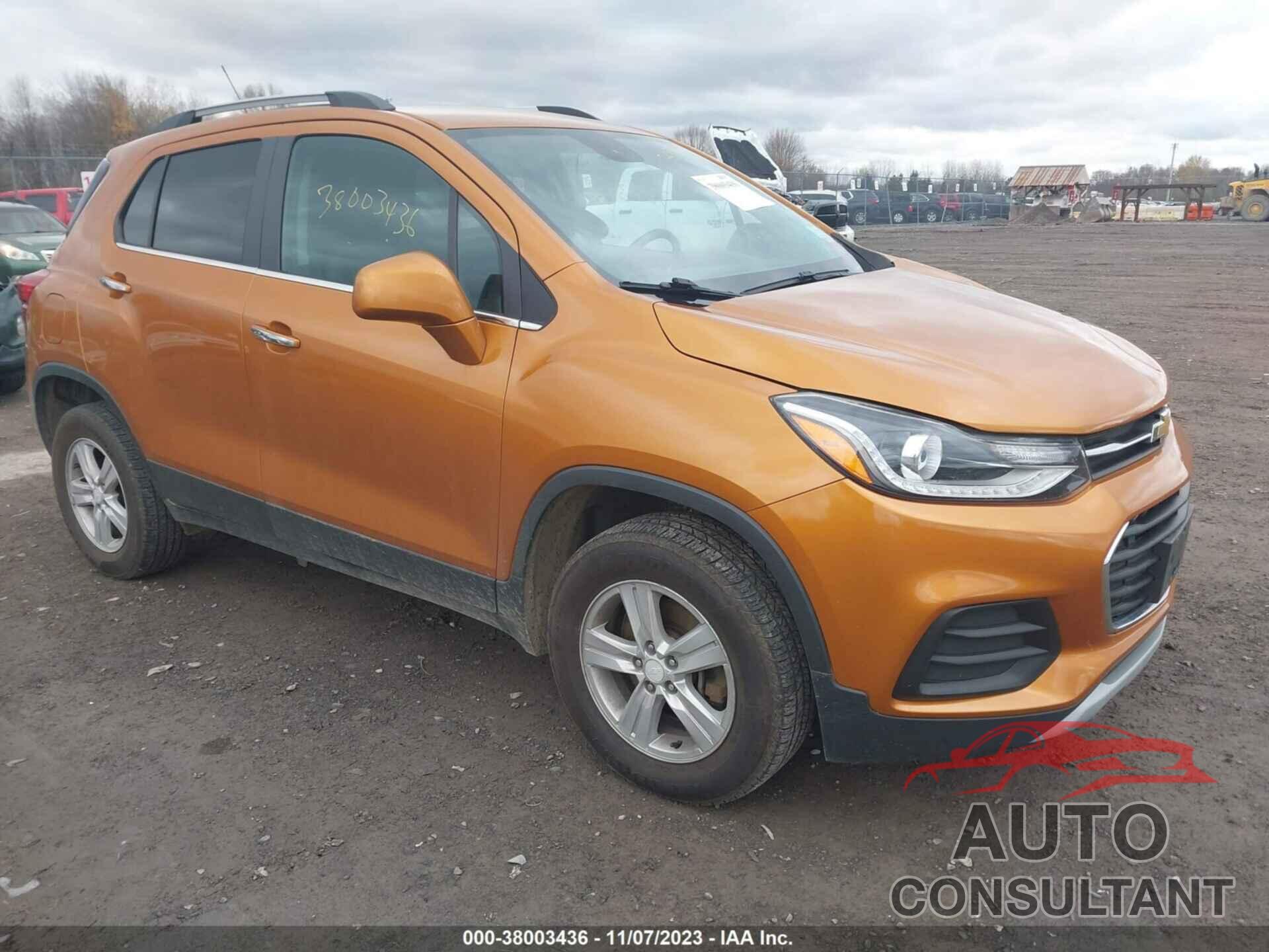 CHEVROLET TRAX 2017 - 3GNCJPSB7HL168712