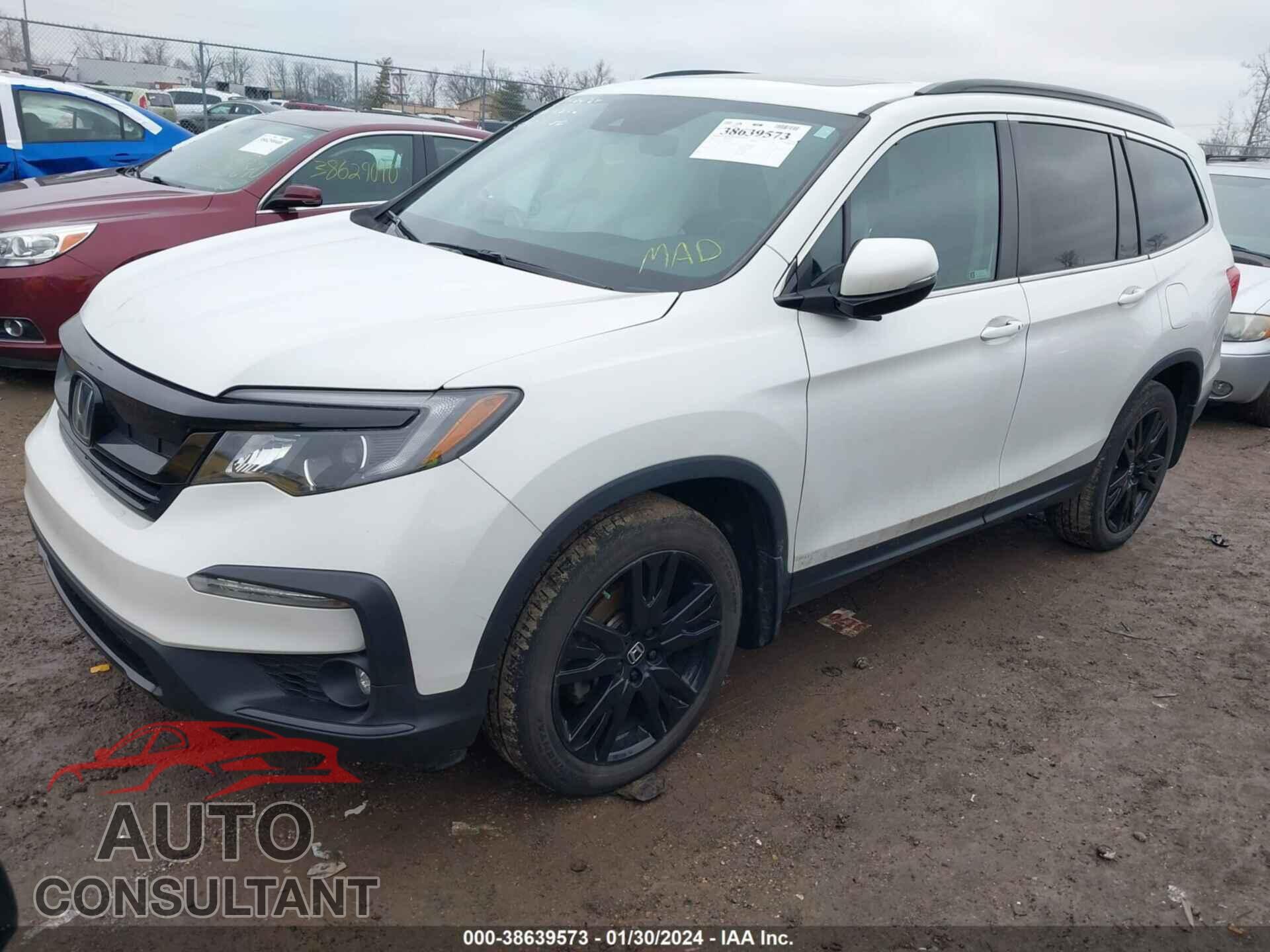 HONDA PILOT 2021 - 5FNYF6H26MB074007