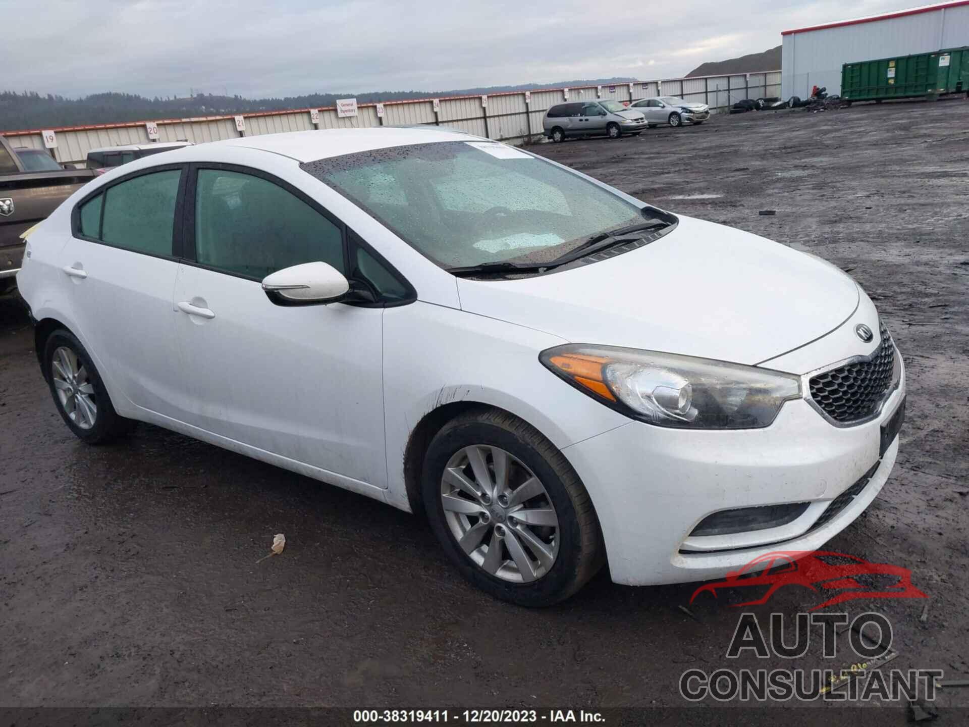 KIA FORTE 2016 - KNAFX4A61G5477918