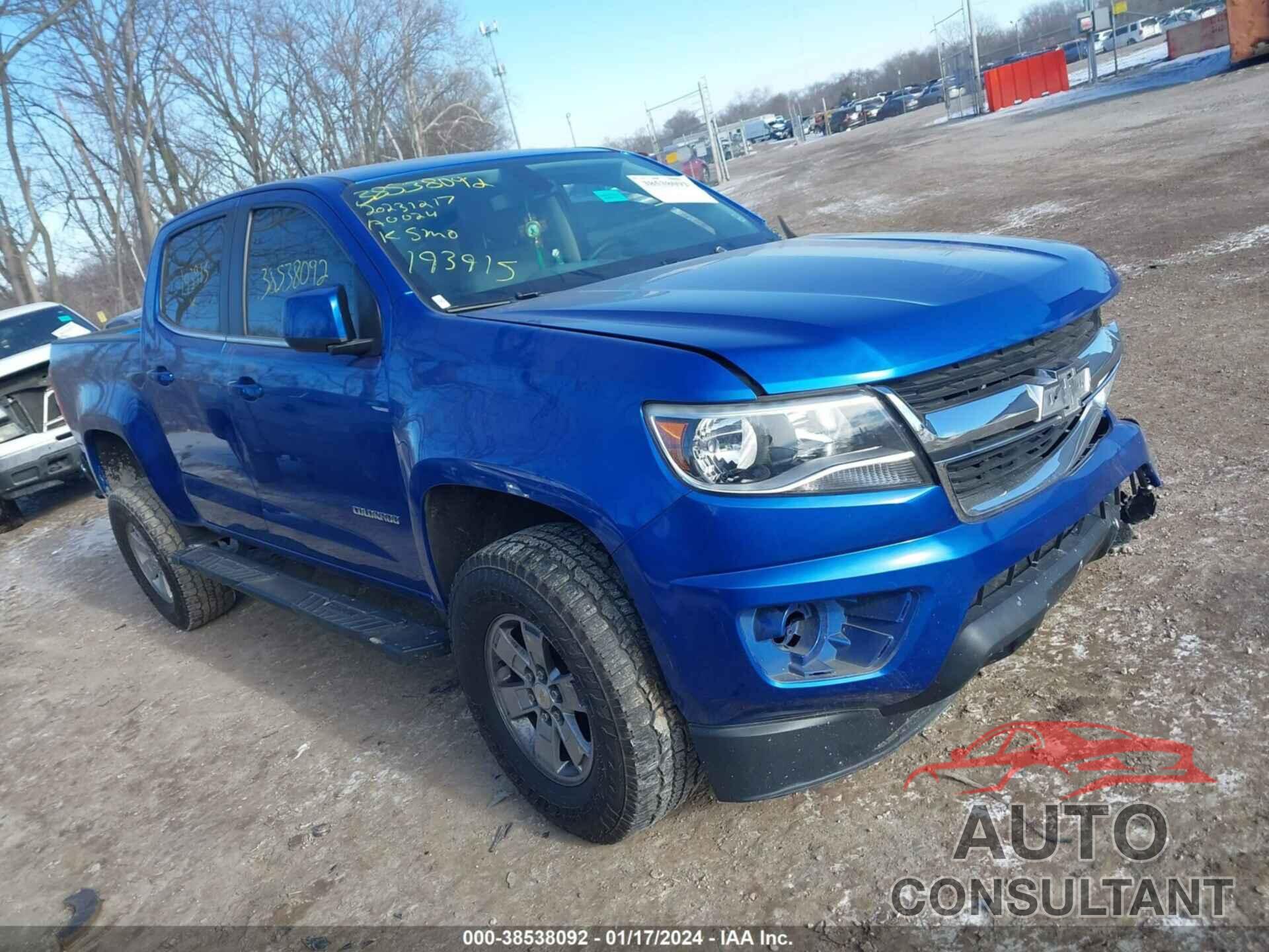 CHEVROLET COLORADO 2018 - 1GCGTBEN0J1193915