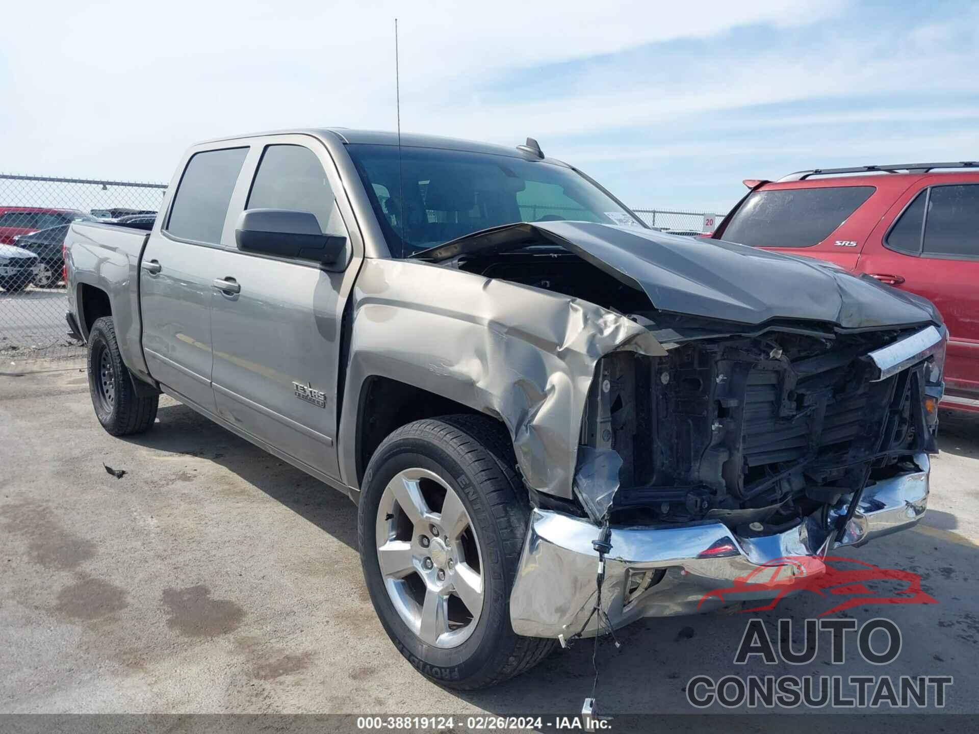 CHEVROLET SILVERADO 1500 2017 - 3GCPCREC5HG242481