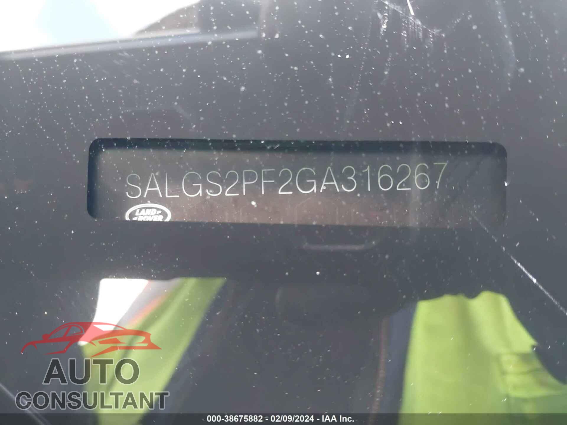 LAND ROVER RANGE ROVER 2016 - SALGS2PF2GA316267