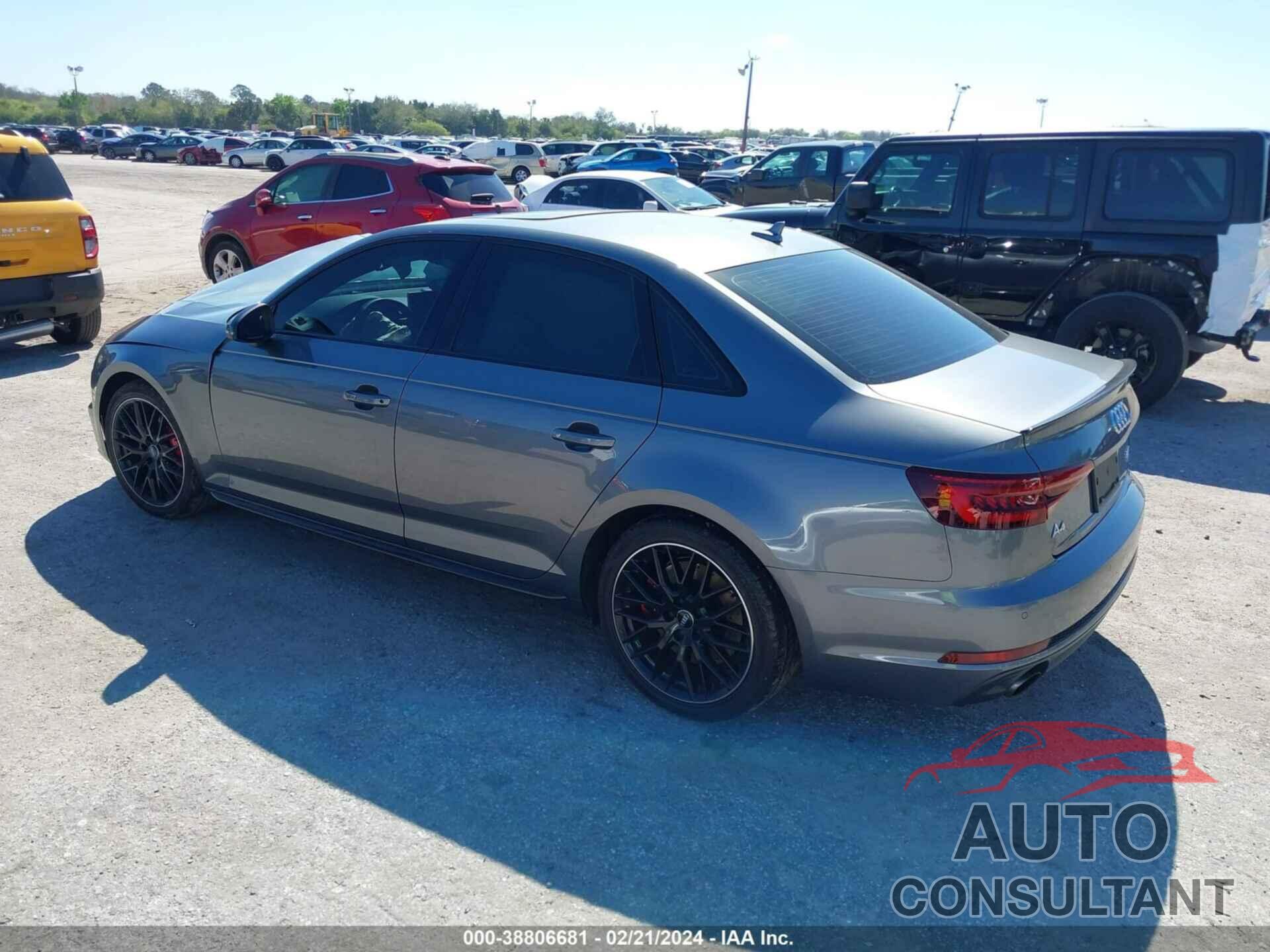 AUDI A4 2018 - WAUENAF47JA068649