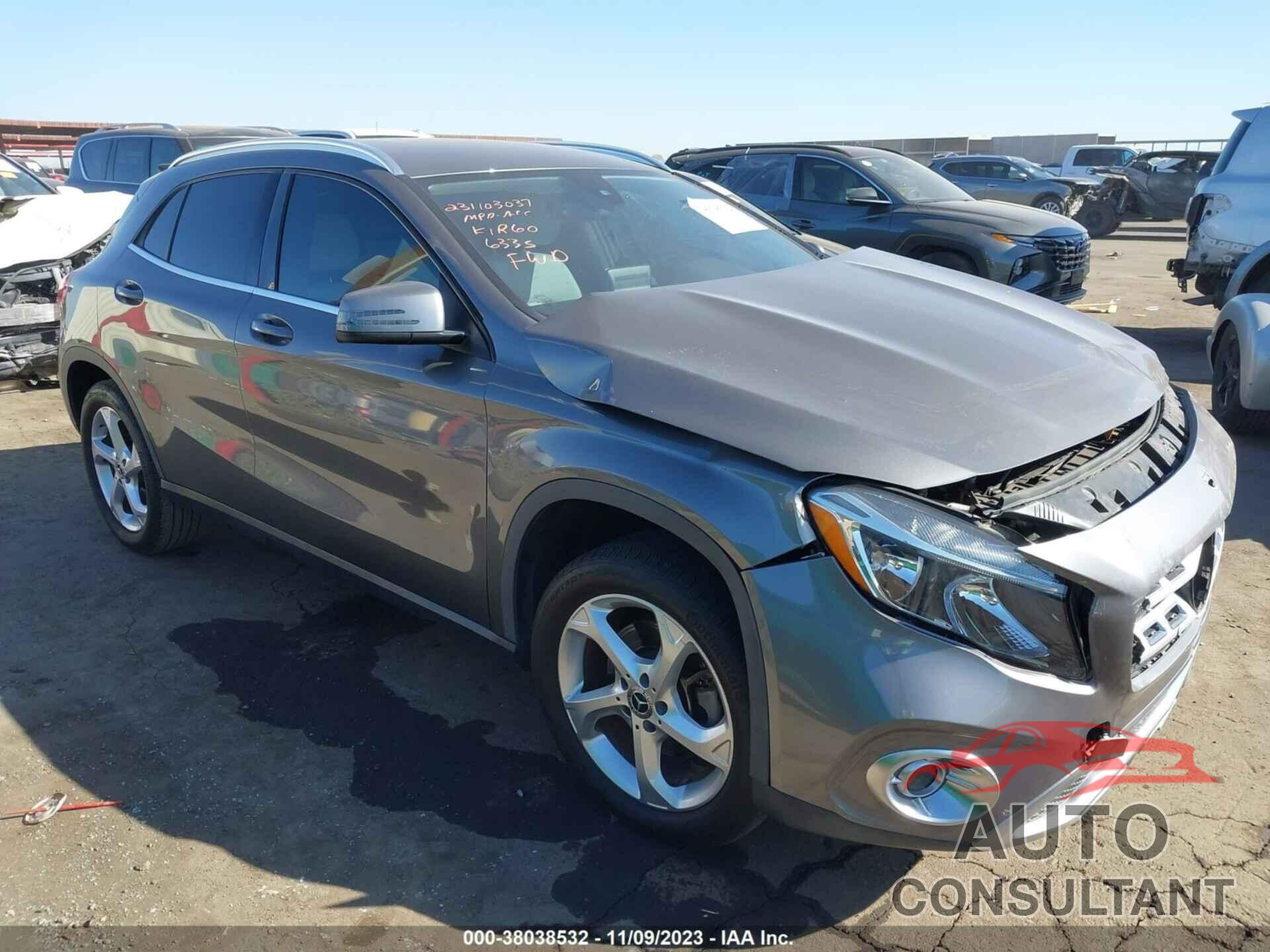 MERCEDES-BENZ GLA 250 2019 - WDCTG4EB6KJ616335