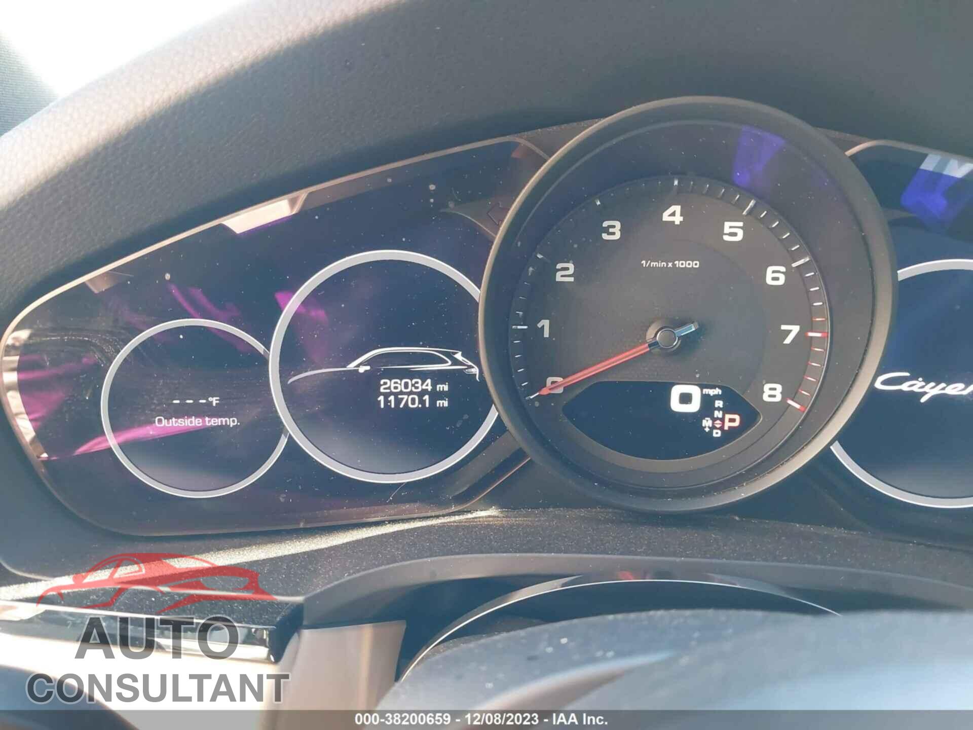 PORSCHE CAYENNE 2021 - WP1AA2AY1MDA00278