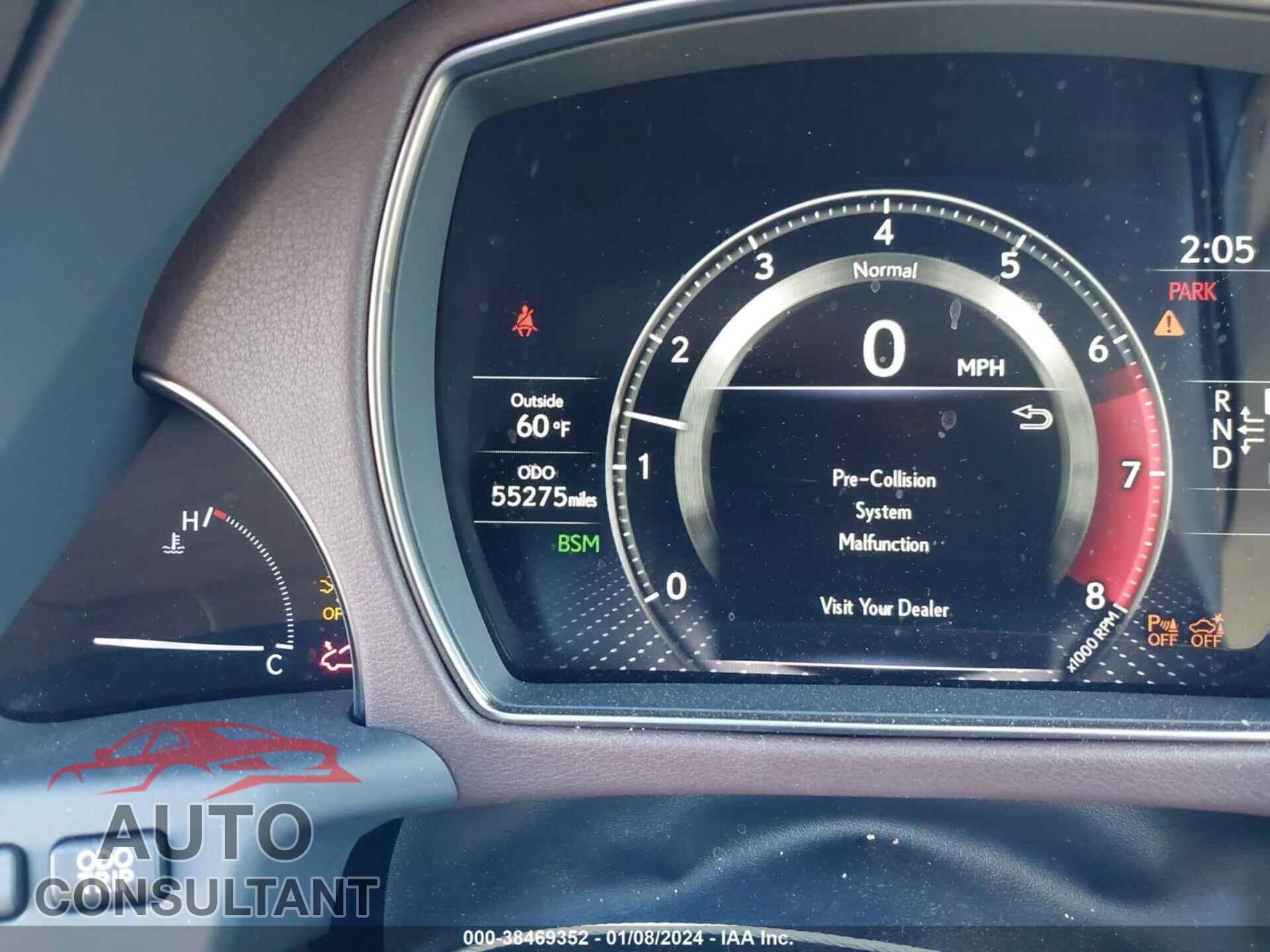 LEXUS LS 2019 - JTHB51FF0K5009040