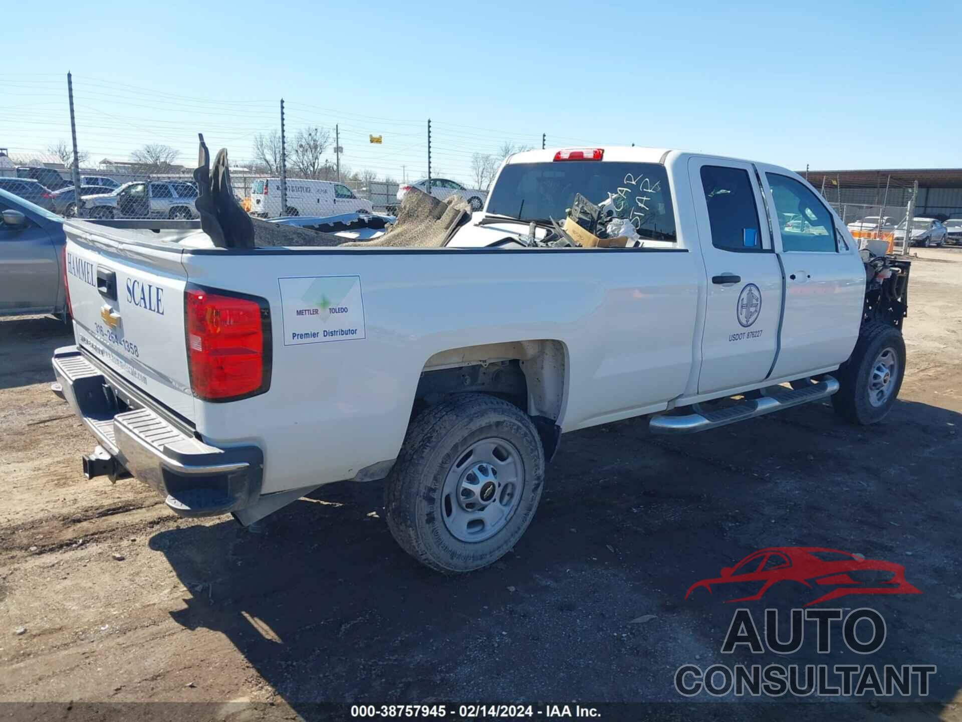 CHEVROLET SILVERADO 2500HD 2019 - 2GC2CREG3K1126077