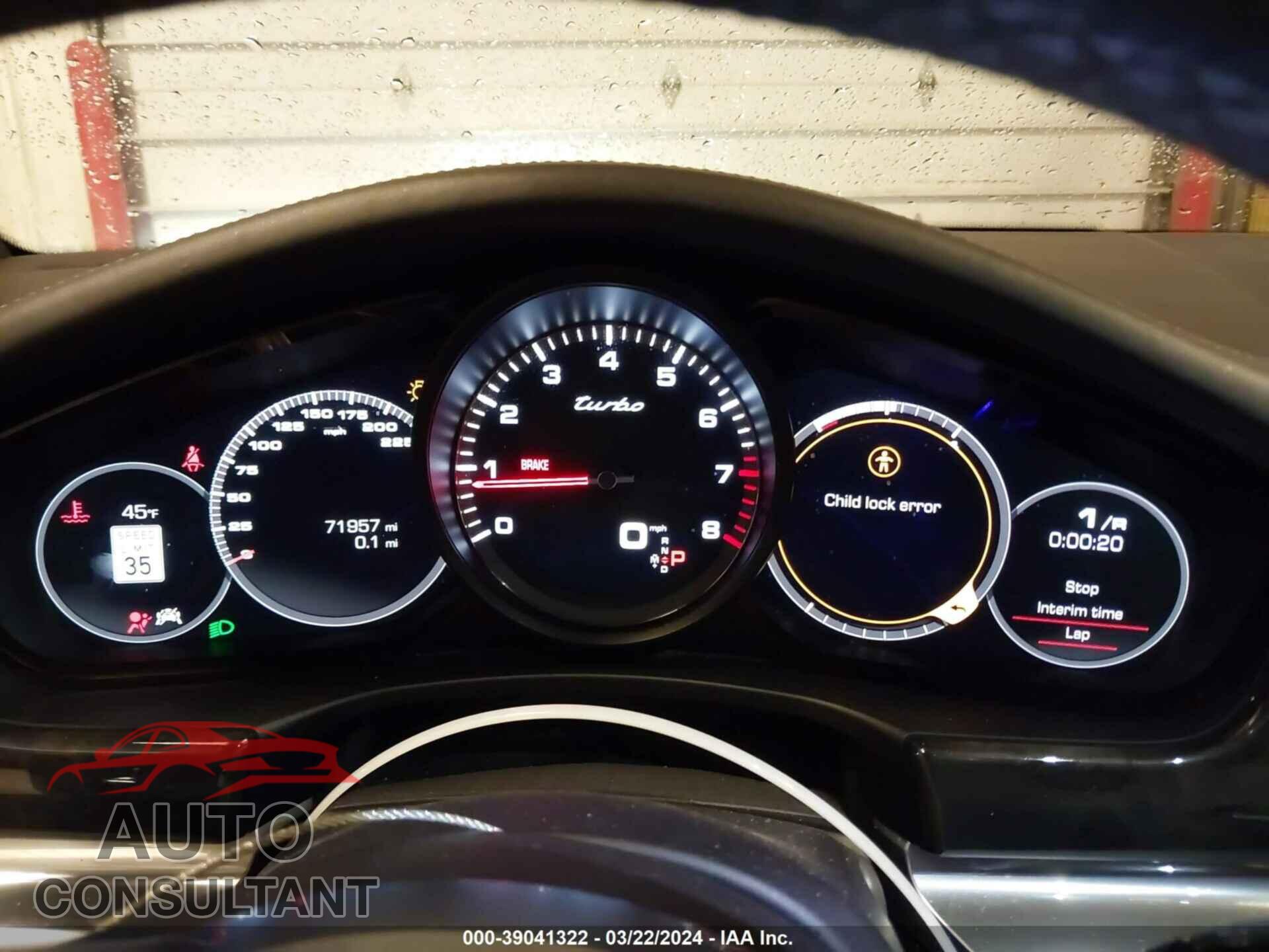 PORSCHE PANAMERA 2017 - WP0AF2A7XHL150850