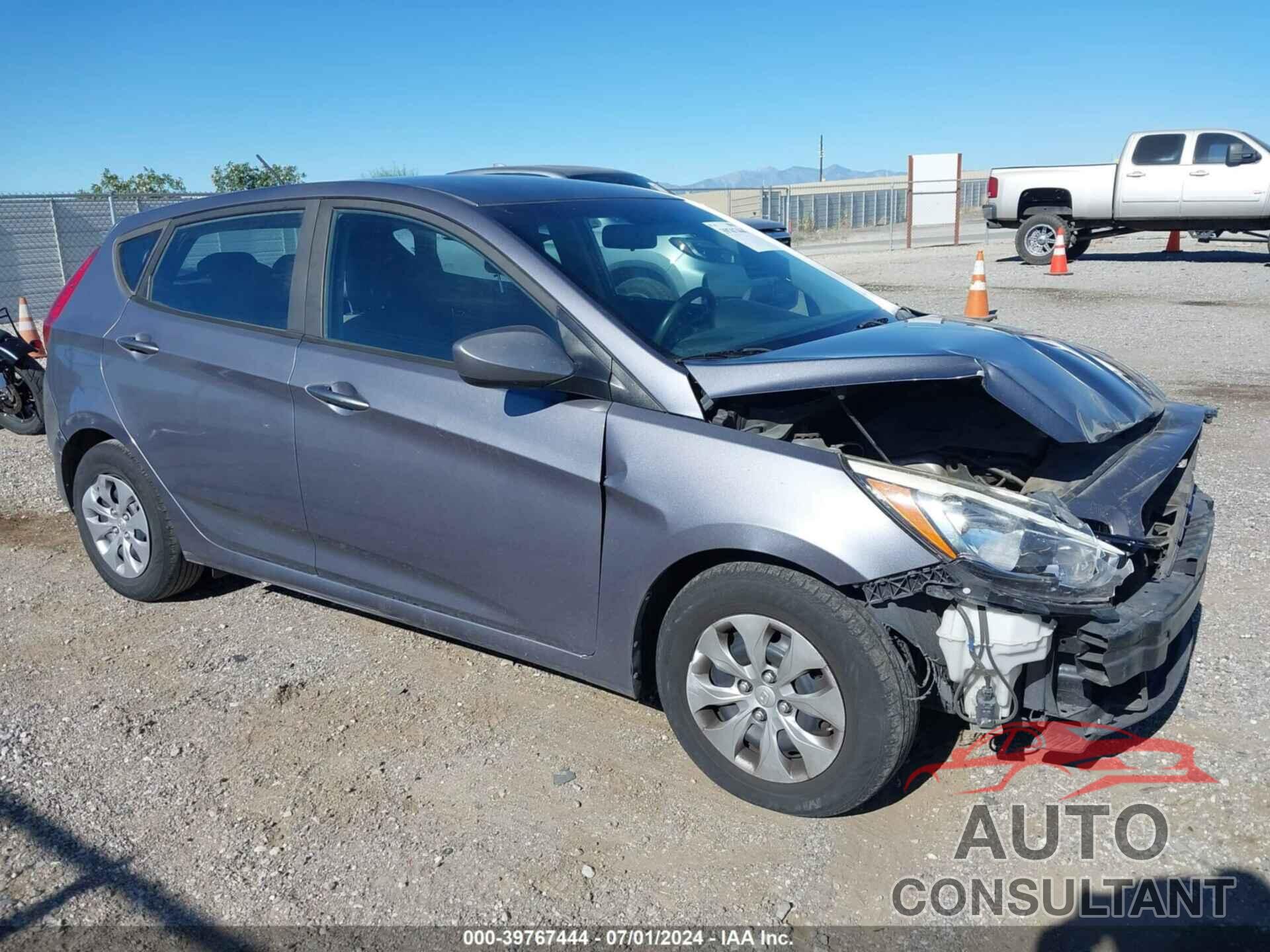 HYUNDAI ACCENT 2017 - KMHCT5AE4HU347052