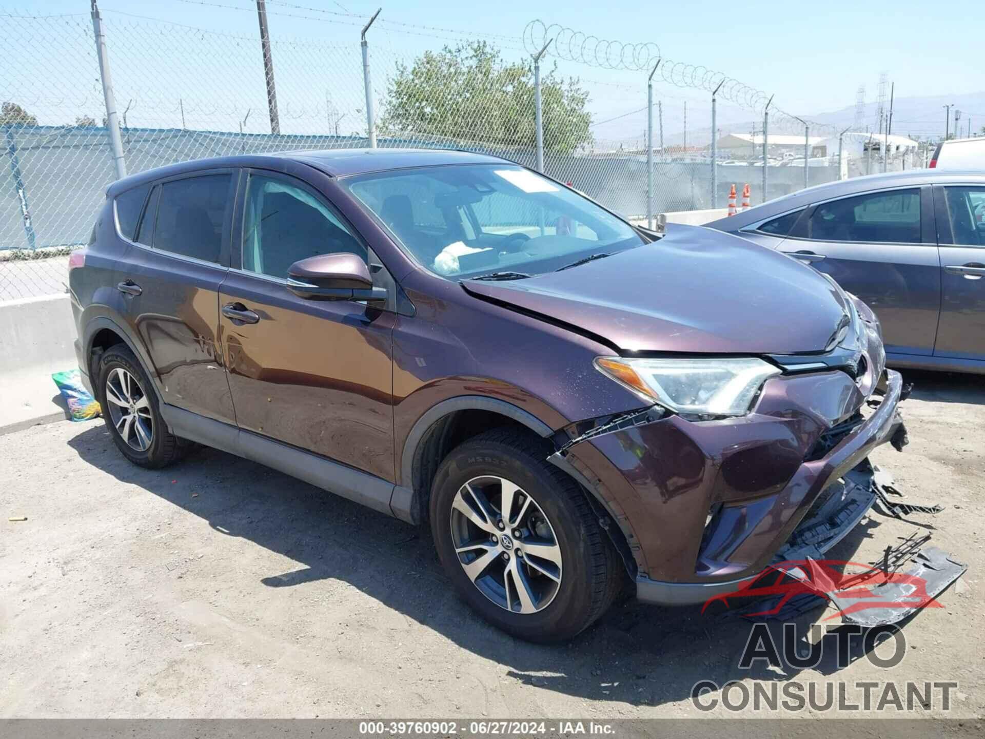 TOYOTA RAV4 2018 - 2T3WFREV9JW425523