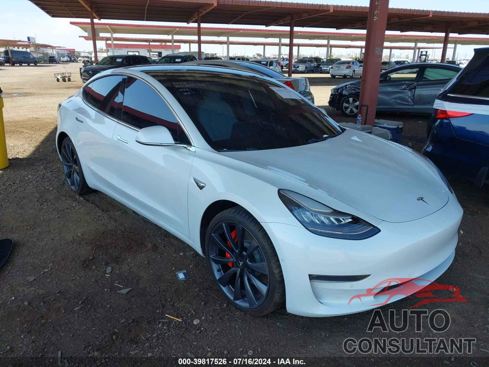 TESLA MODEL 3 2020 - 5YJ3E1EC8LF792007