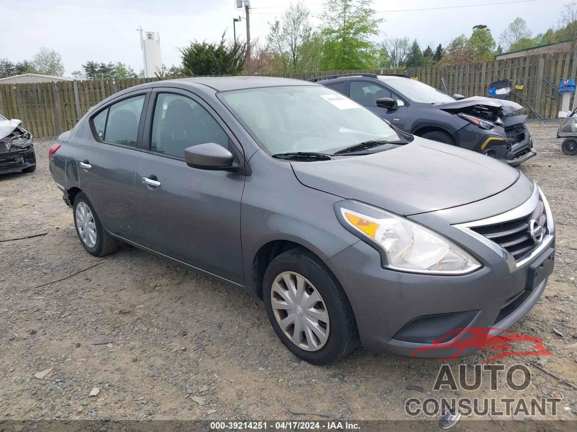 NISSAN VERSA 2016 - 3N1CN7AP9GL850325