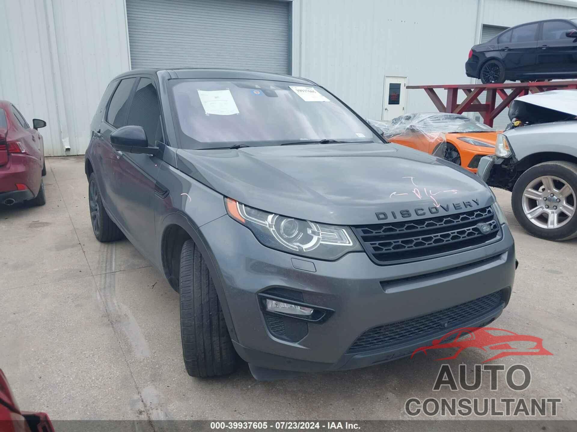 LAND ROVER DISCOVERY SPORT 2016 - SALCT2BG0GH615369