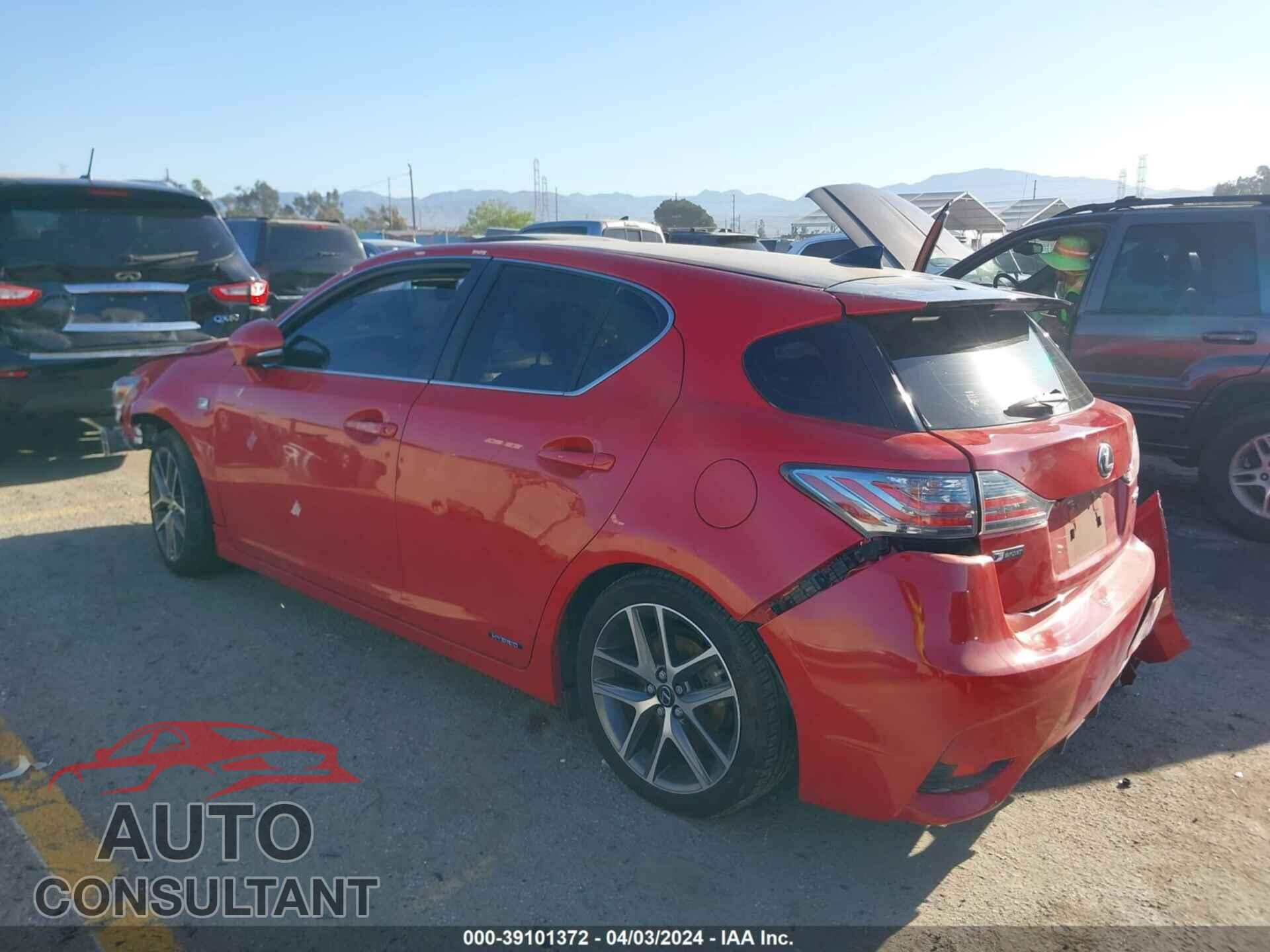 LEXUS CT 2017 - JTHKD5BH0H2296729