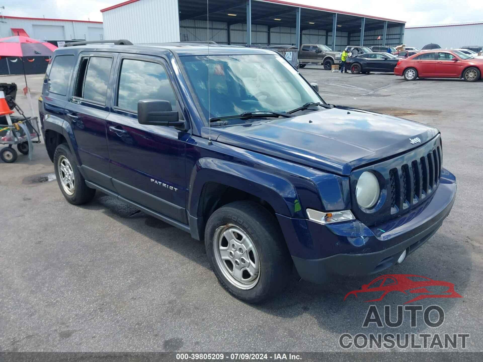 JEEP PATRIOT 2017 - 1C4NJRBB3HD106209
