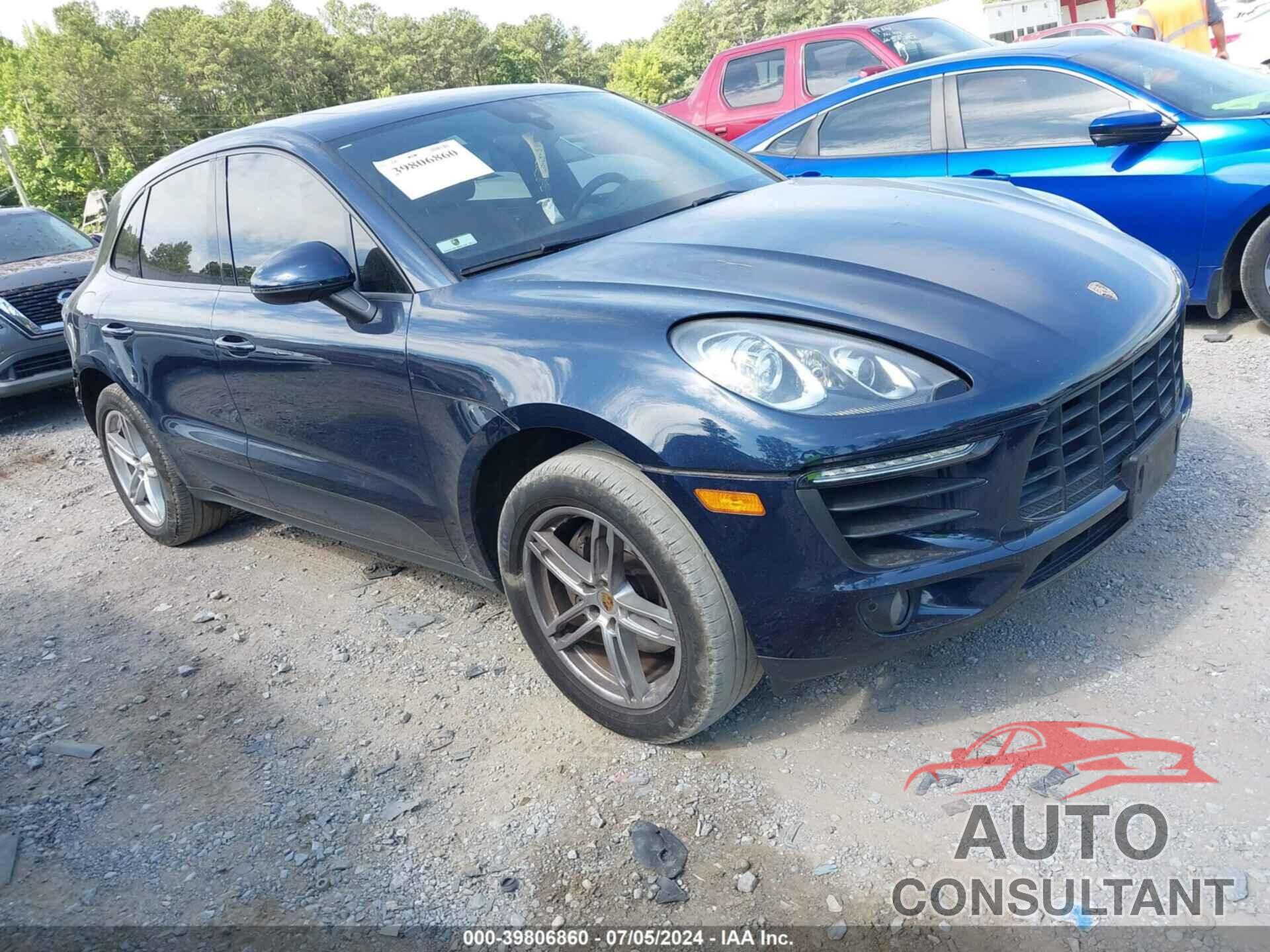 PORSCHE MACAN 2017 - WP1AA2A54HLB04538