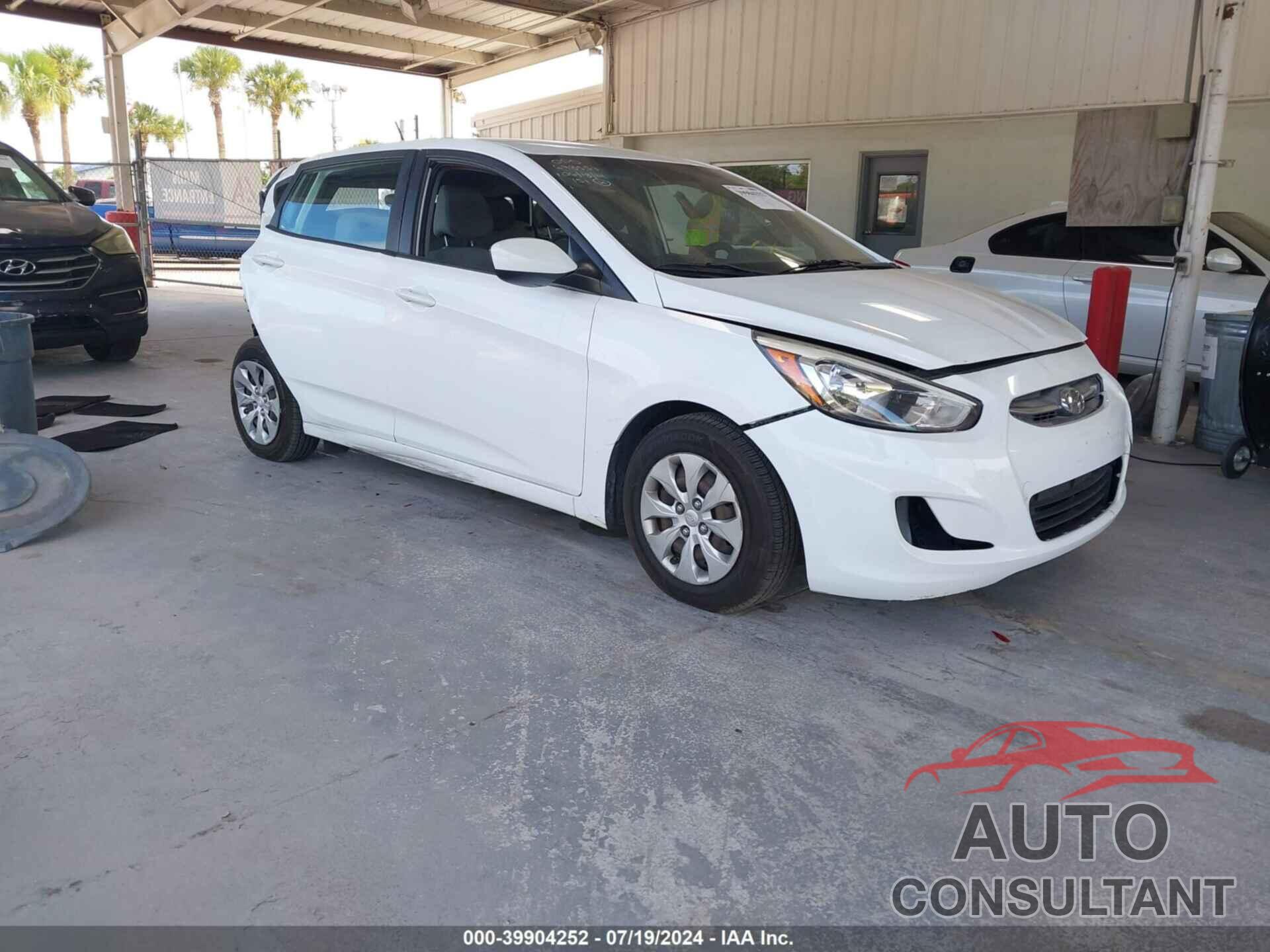 HYUNDAI ACCENT 2017 - KMHCT5AE9HU302463