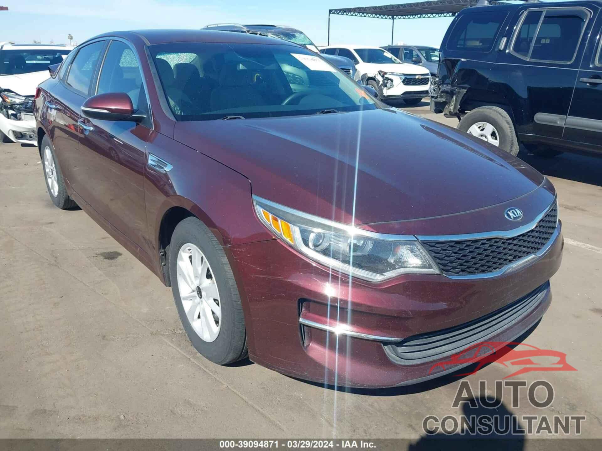 KIA OPTIMA 2016 - 5XXGT4L35GG039372