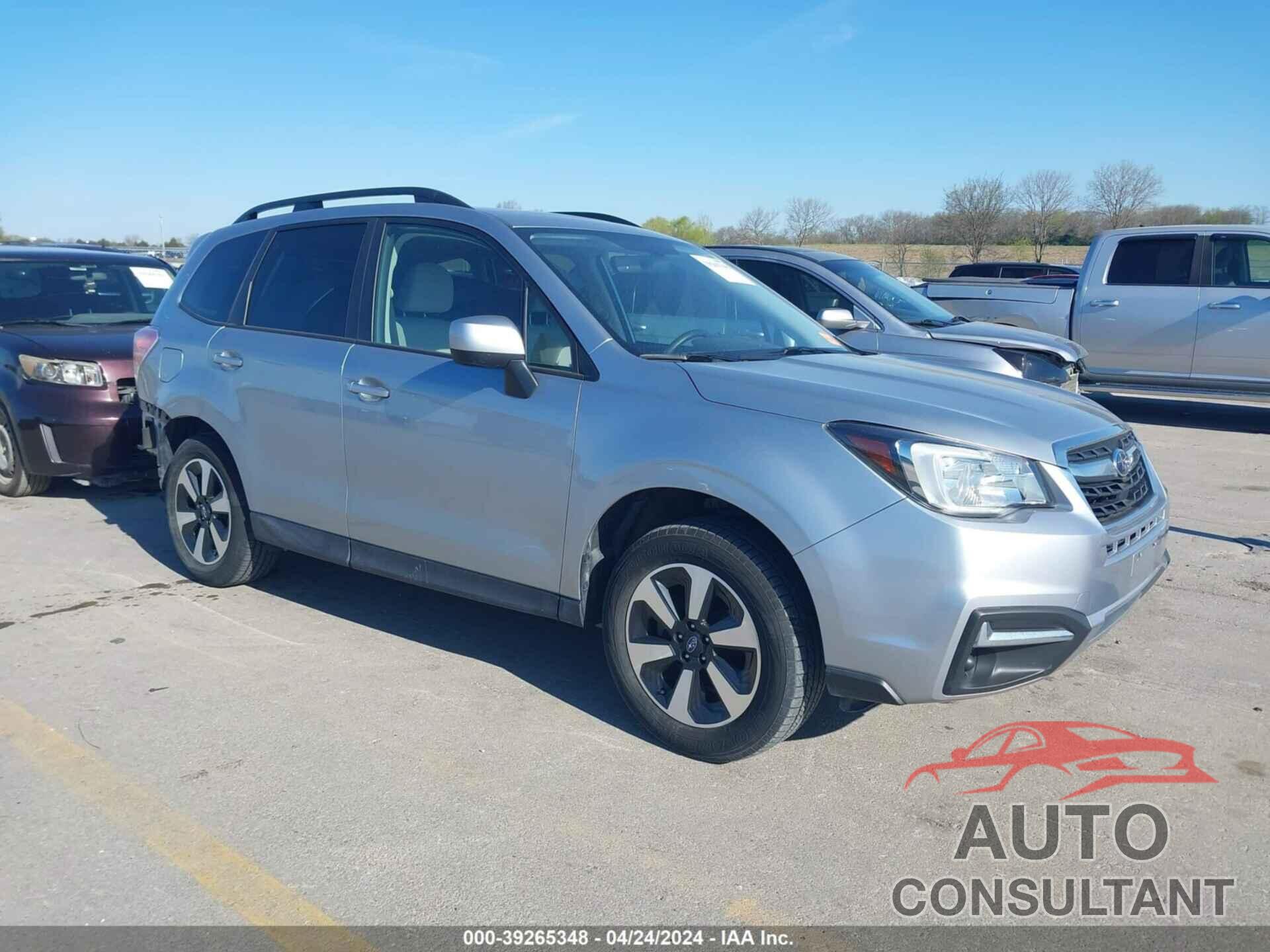 SUBARU FORESTER 2018 - JF2SJAEC3JH438336