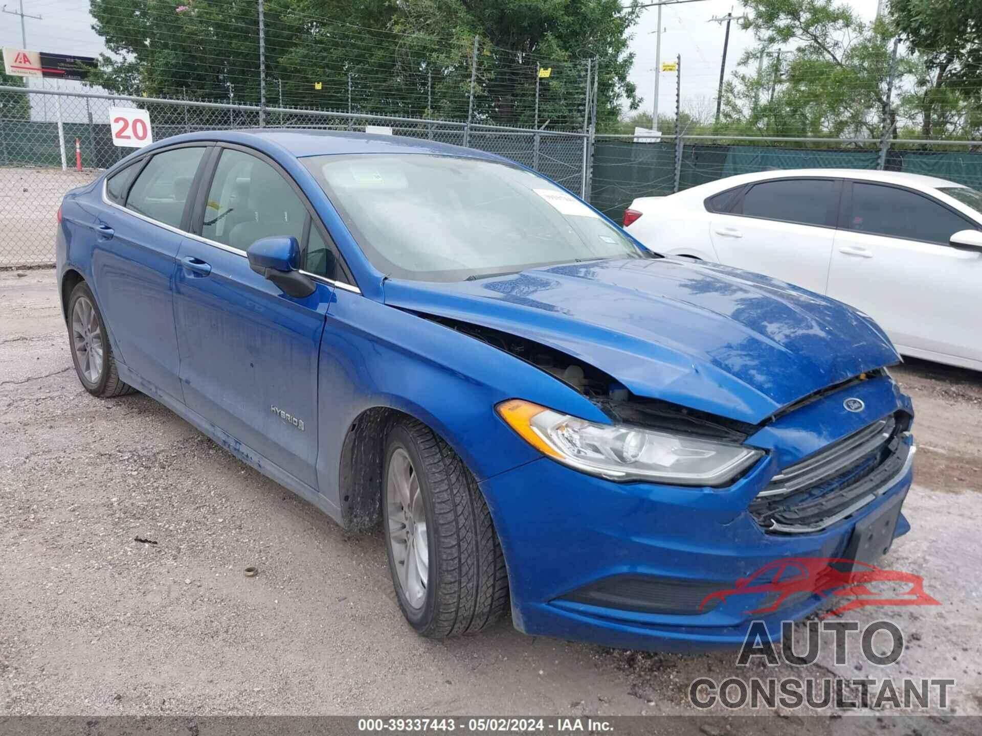 FORD FUSION HYBRID 2018 - 3FA6P0UU5JR100833