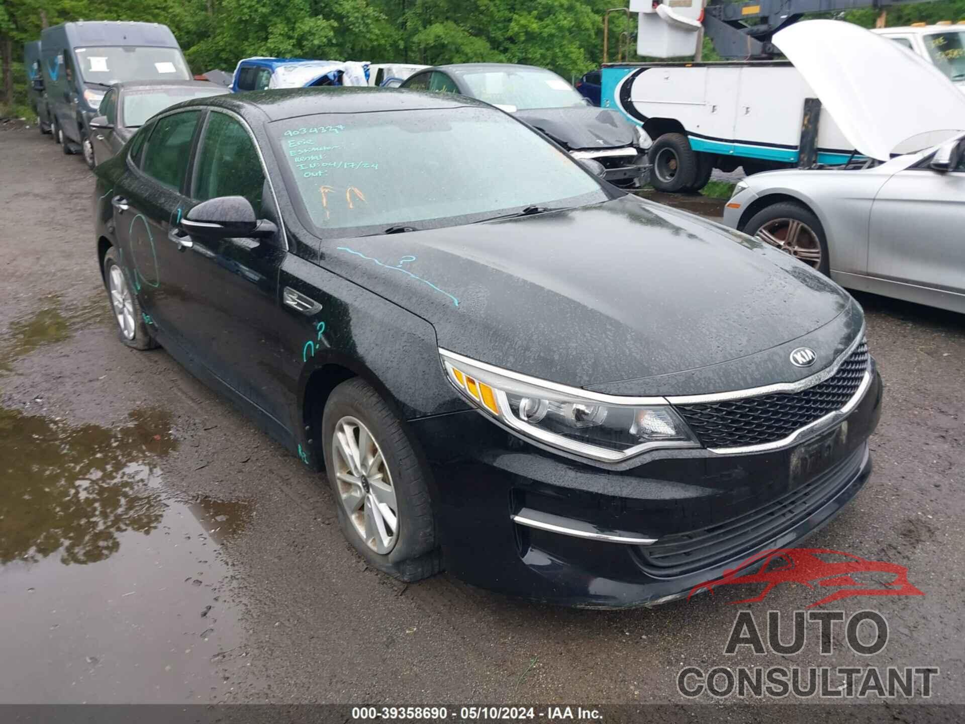 KIA OPTIMA 2018 - 5XXGT4L3XJG207854