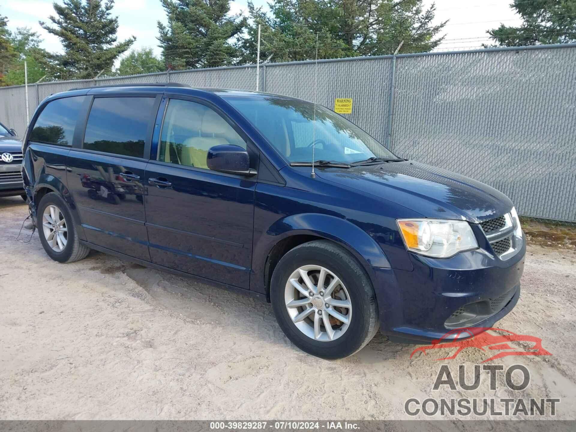 DODGE GRAND CARAVAN 2016 - 2C4RDGCG3GR160791