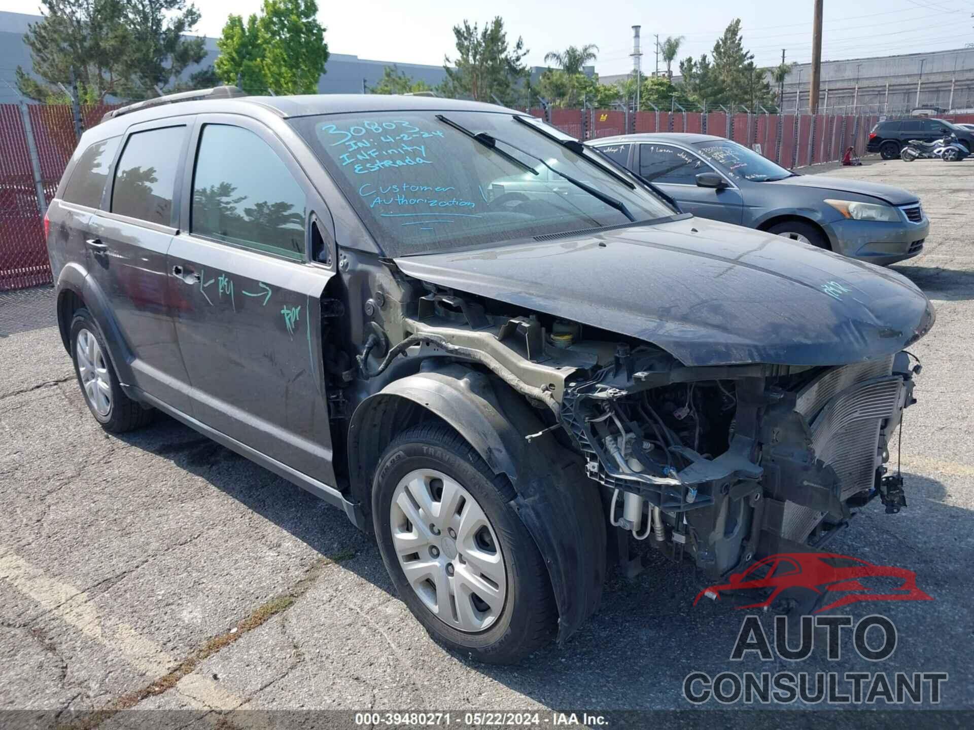 DODGE JOURNEY 2017 - 3C4PDCAB0HT585021