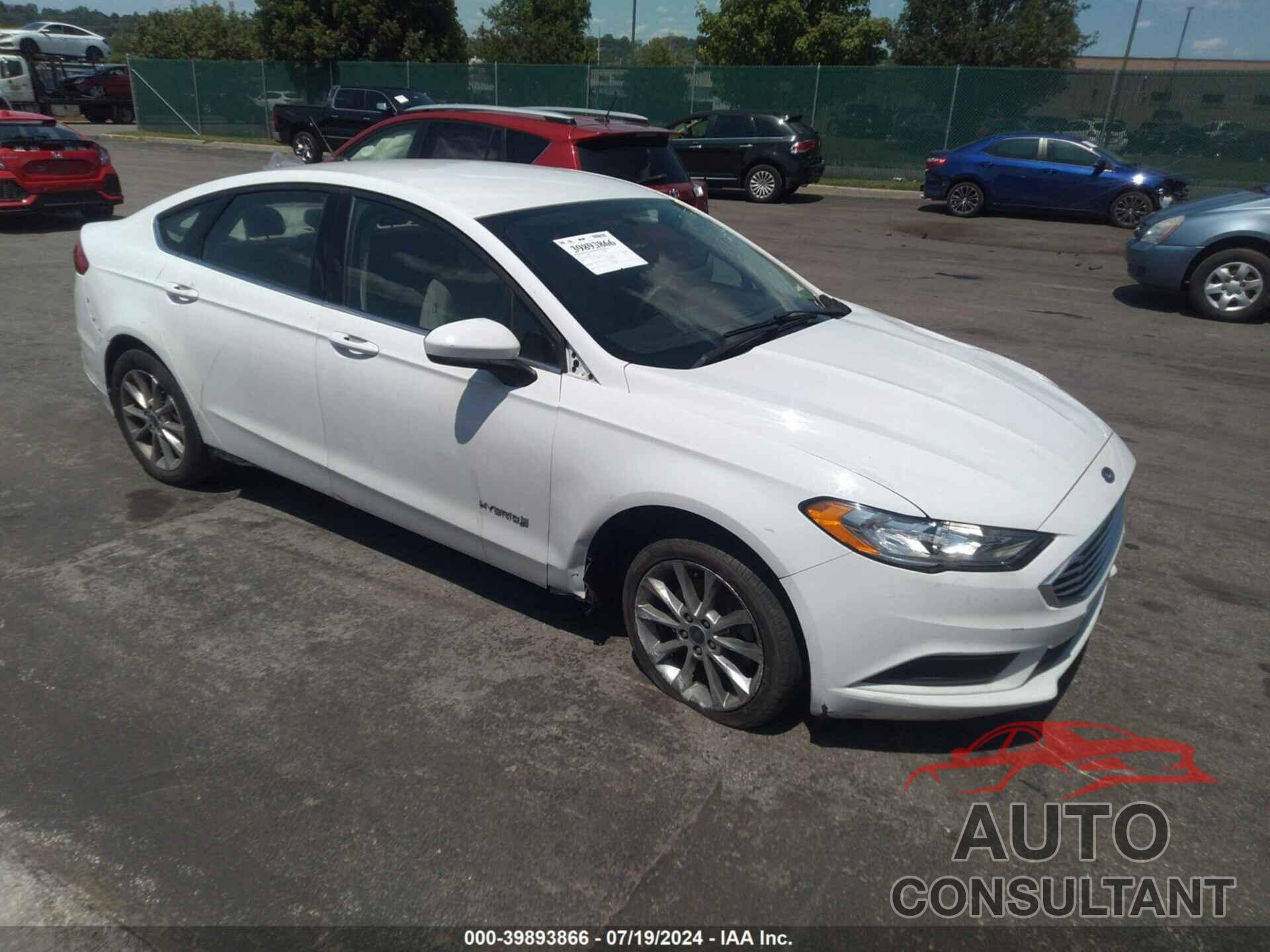 FORD FUSION HYBRID 2017 - 3FA6P0LUXHR356509