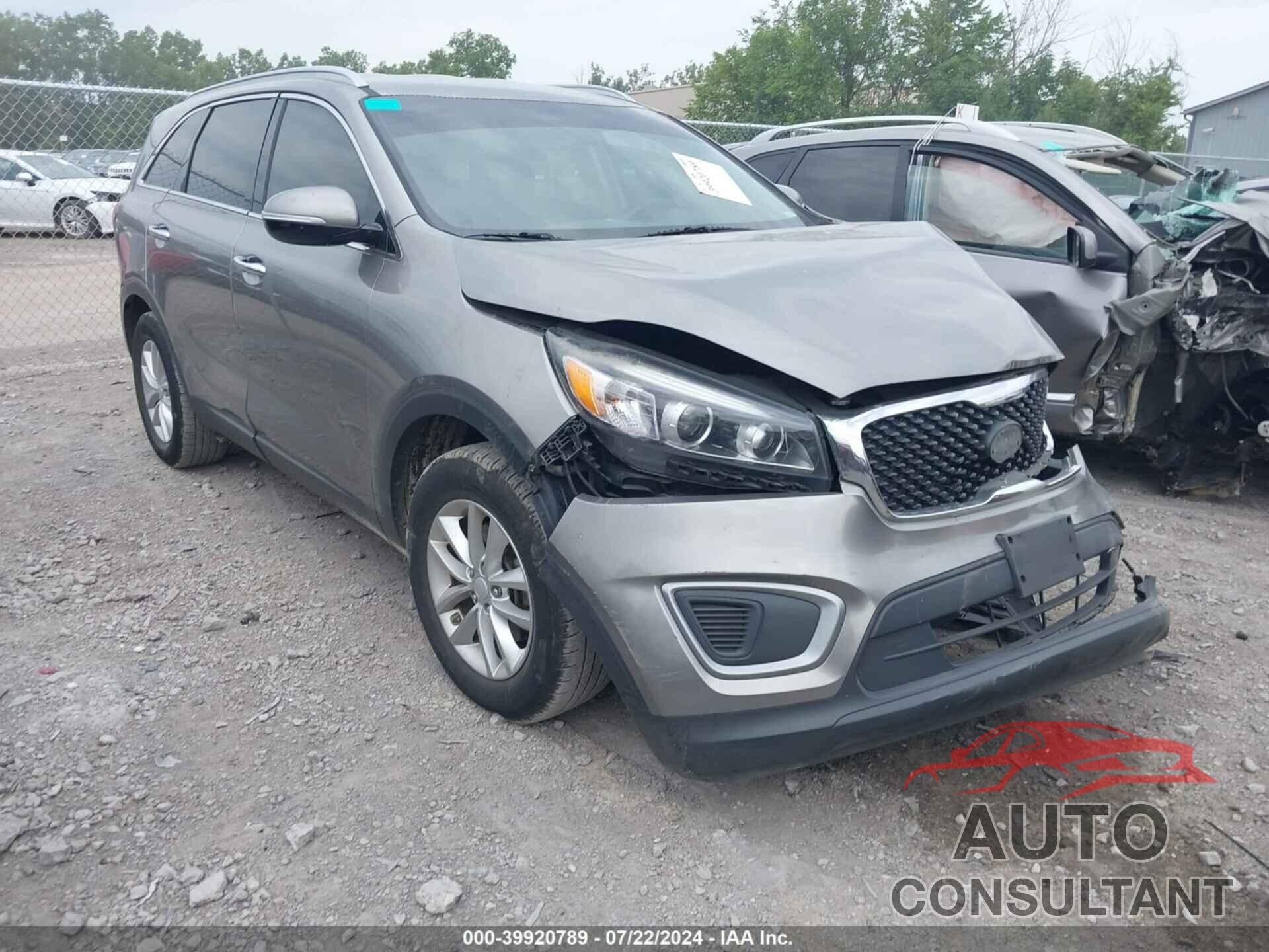 KIA SORENTO 2016 - 5XYPG4A35GG085593