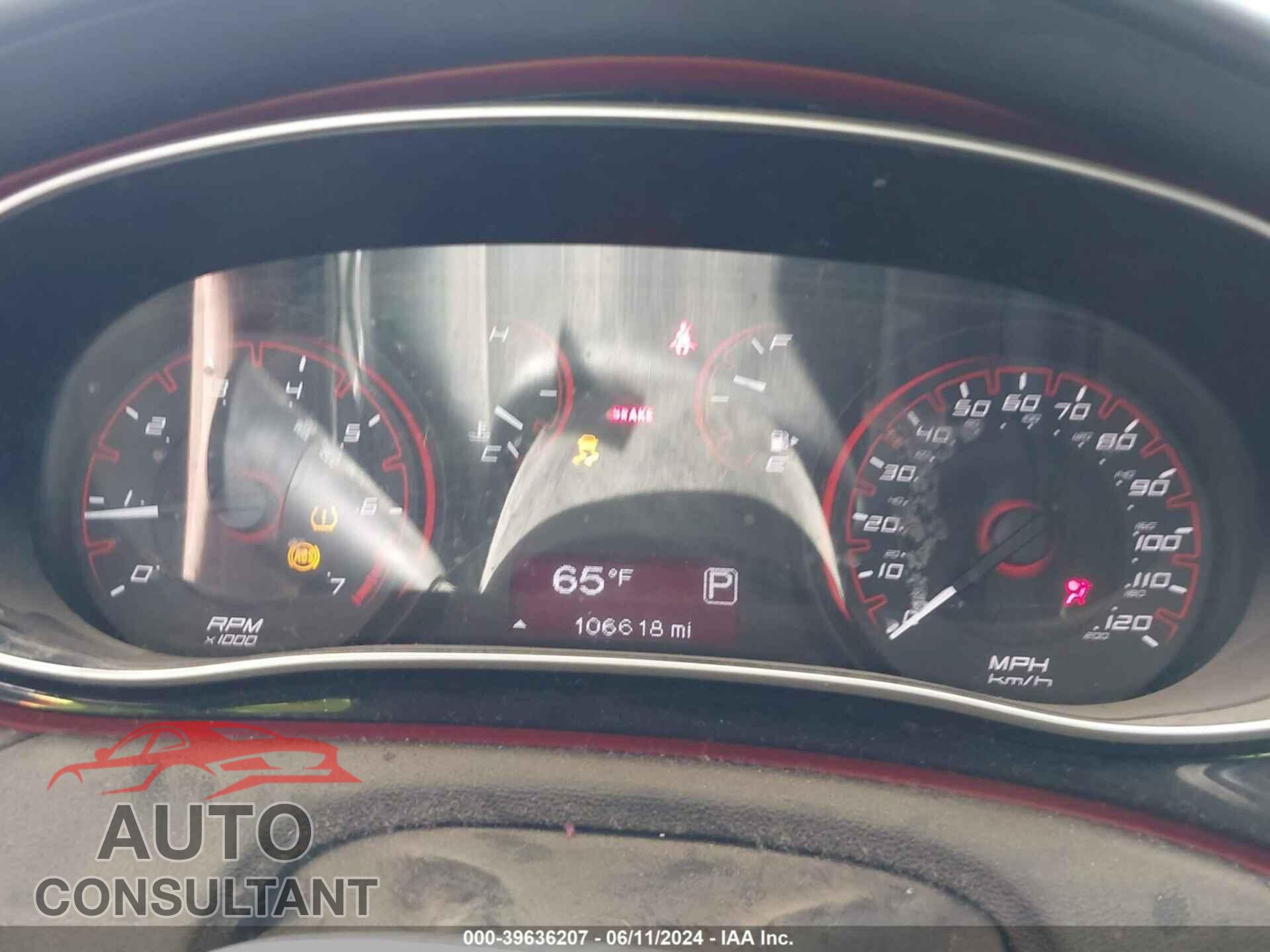DODGE DART 2016 - 1C3CDFBB2GD667954