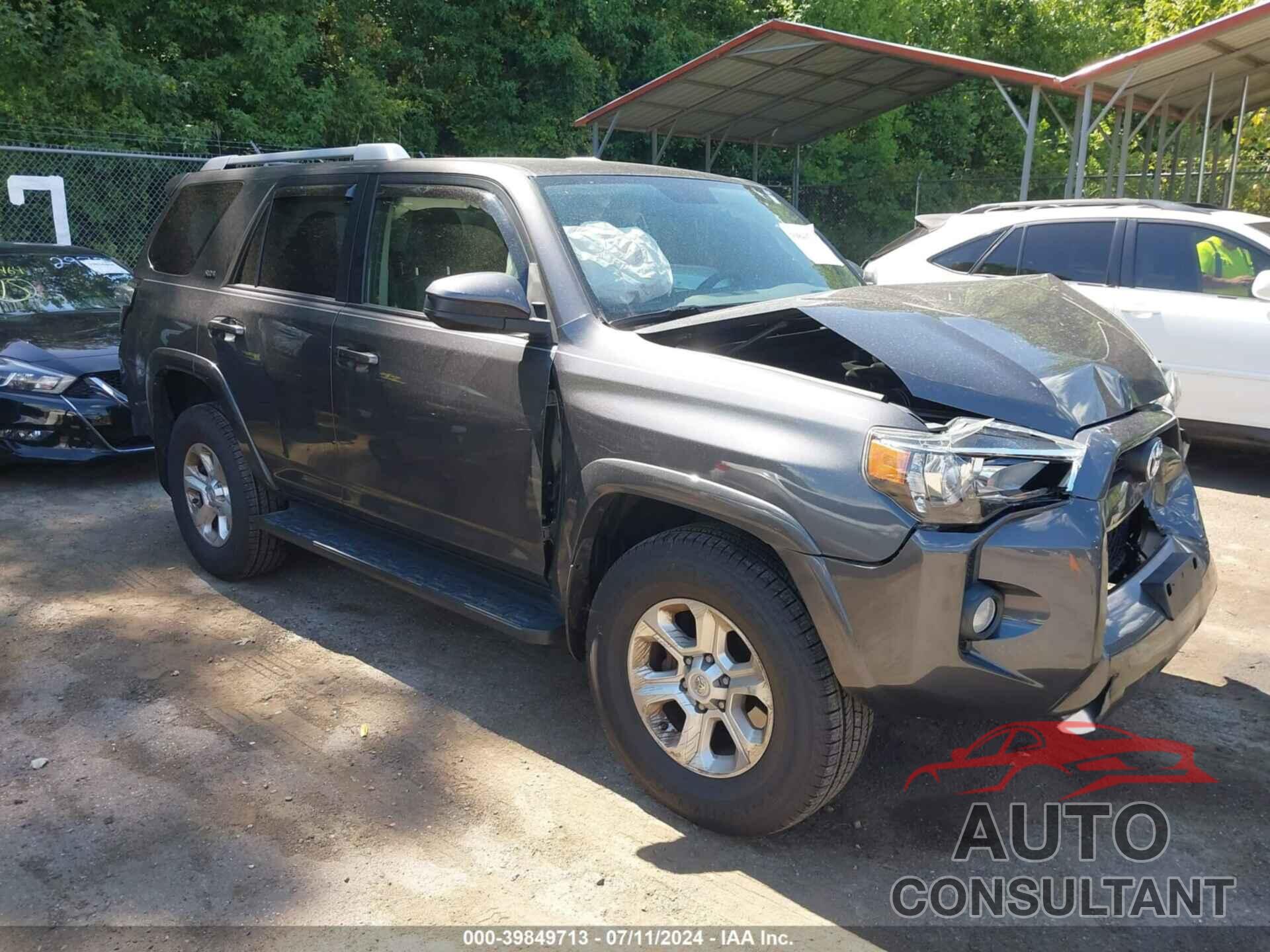 TOYOTA 4RUNNER 2018 - JTEBU5JR2J5523382