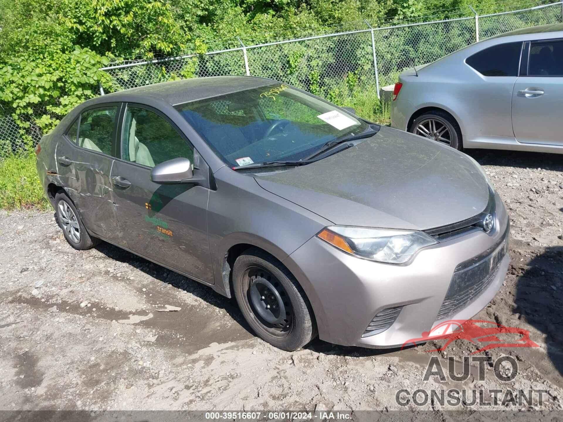 TOYOTA COROLLA 2016 - 2T1BURHE7GC648890