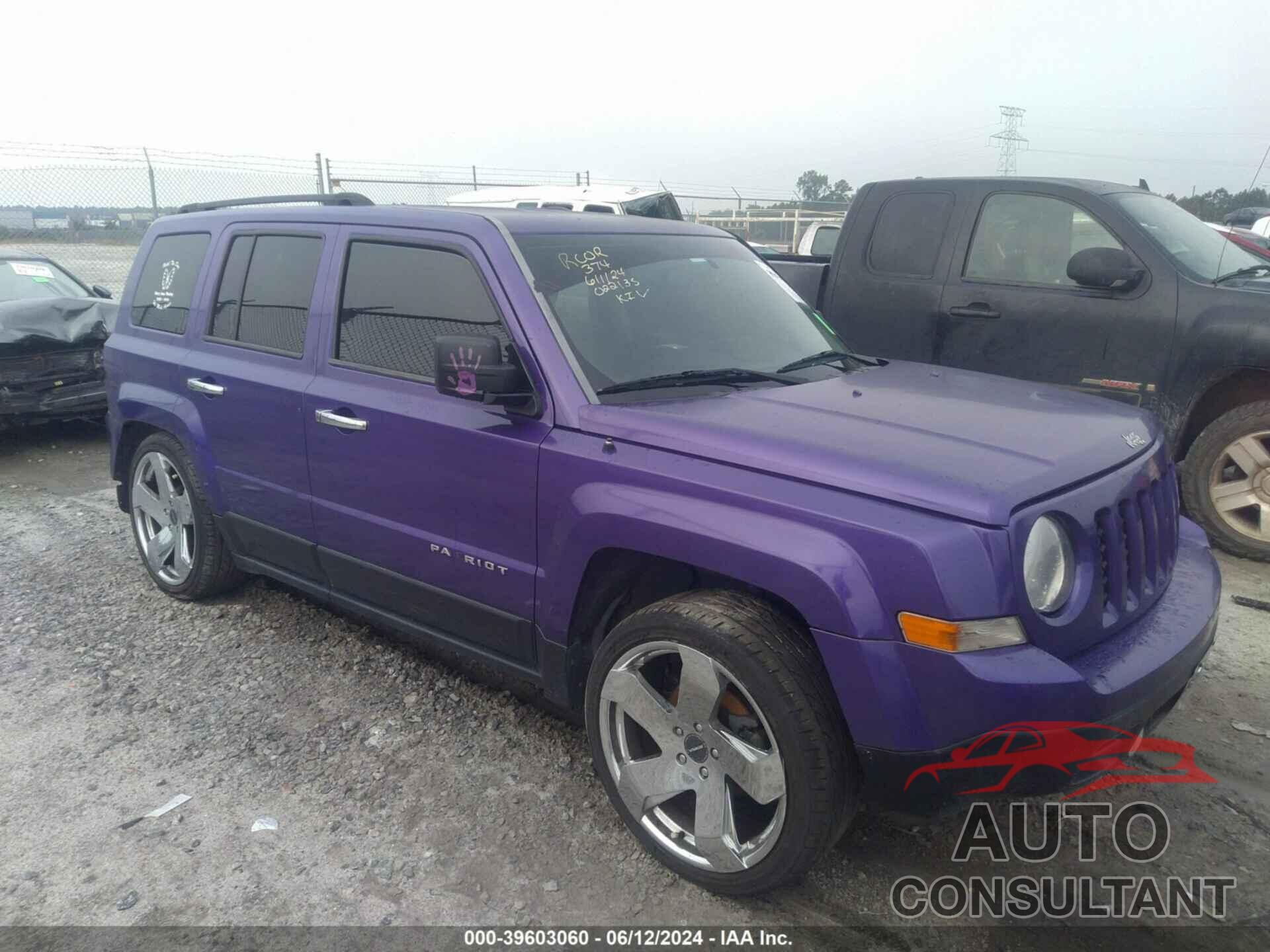 JEEP PATRIOT 2016 - 1C4NJPBA0GD589202