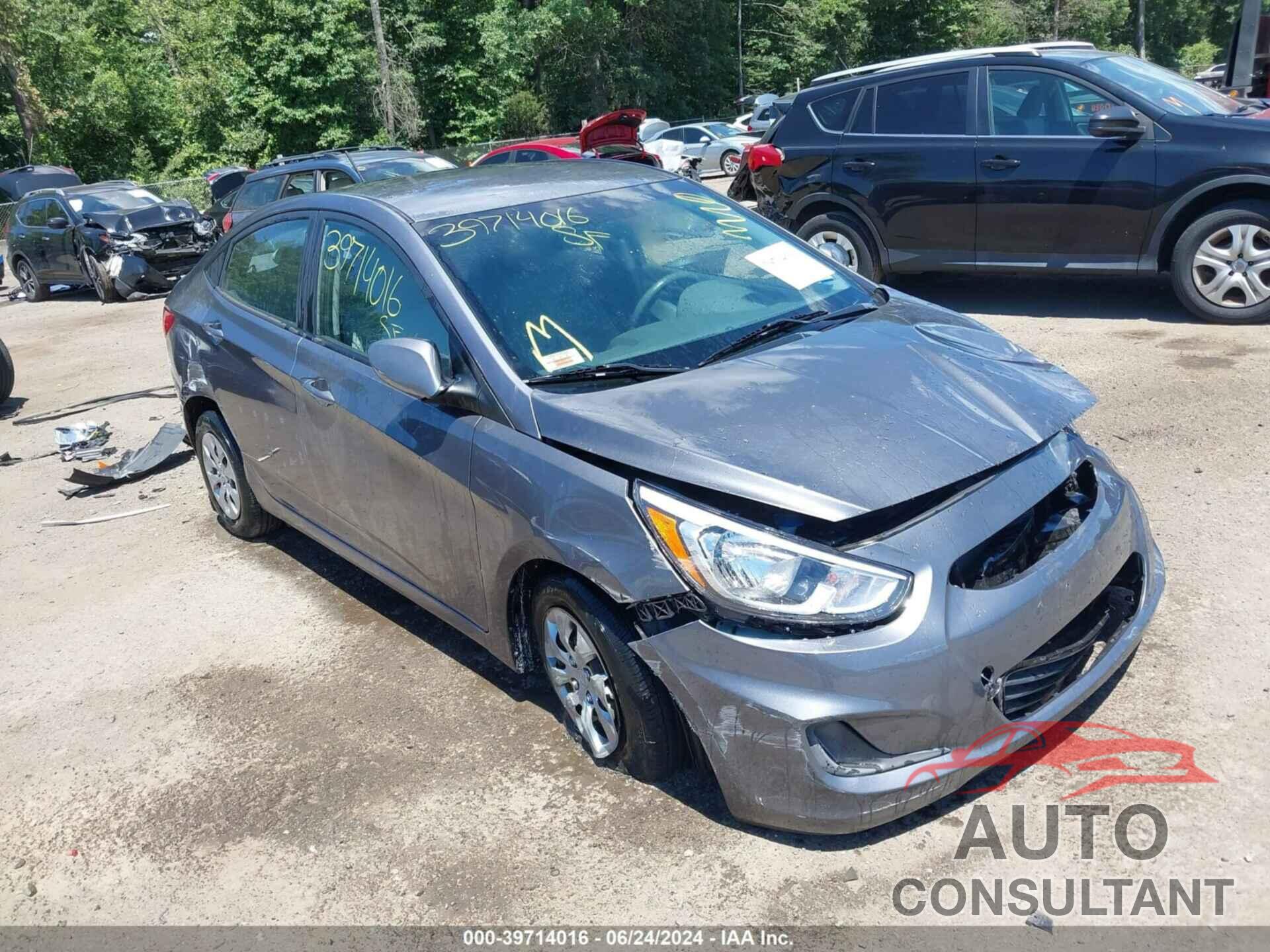 HYUNDAI ACCENT 2017 - KMHCT4AEXHU218744