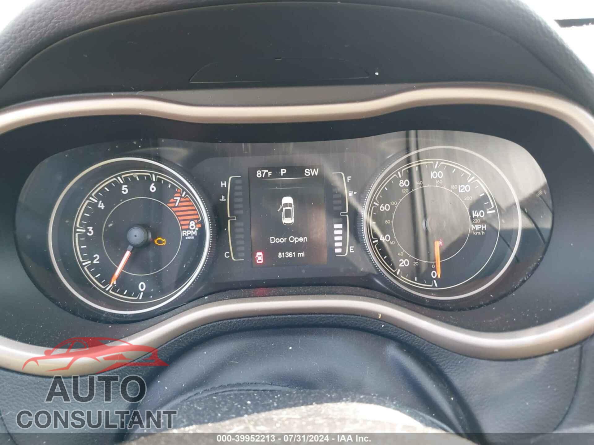 JEEP CHEROKEE 2017 - 1C4PJMCS9HD213923