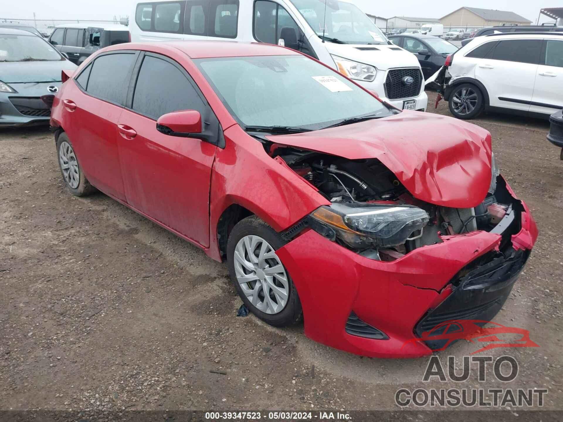 TOYOTA COROLLA 2019 - 5YFBURHE7KP881046