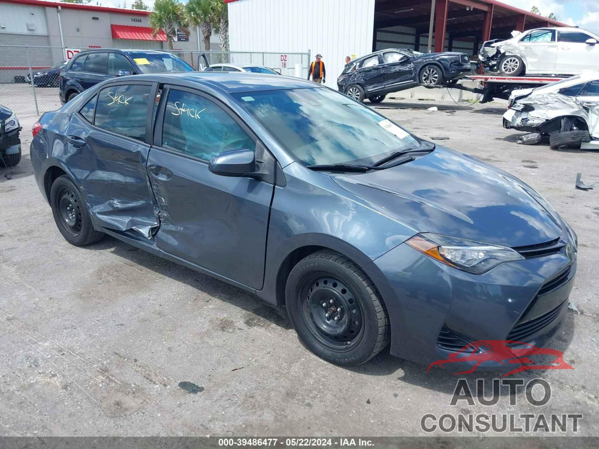 TOYOTA COROLLA 2017 - 2T1BURHE7HC821826