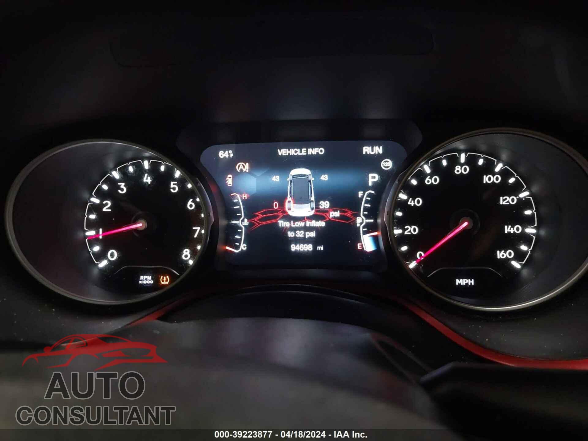 JEEP COMPASS 2020 - 3C4NJDDB7LT163337