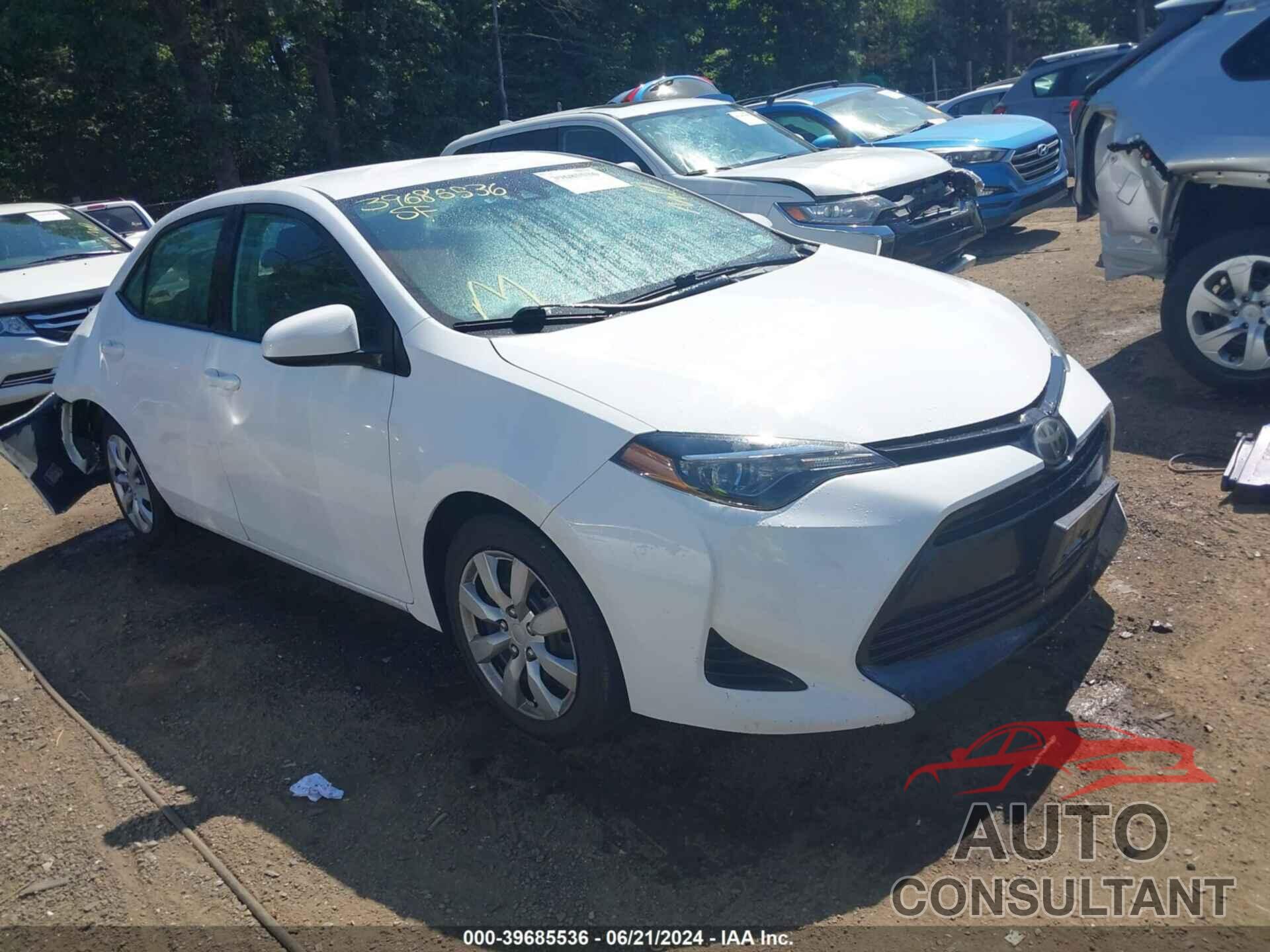 TOYOTA COROLLA 2019 - 2T1BURHE1KC174377