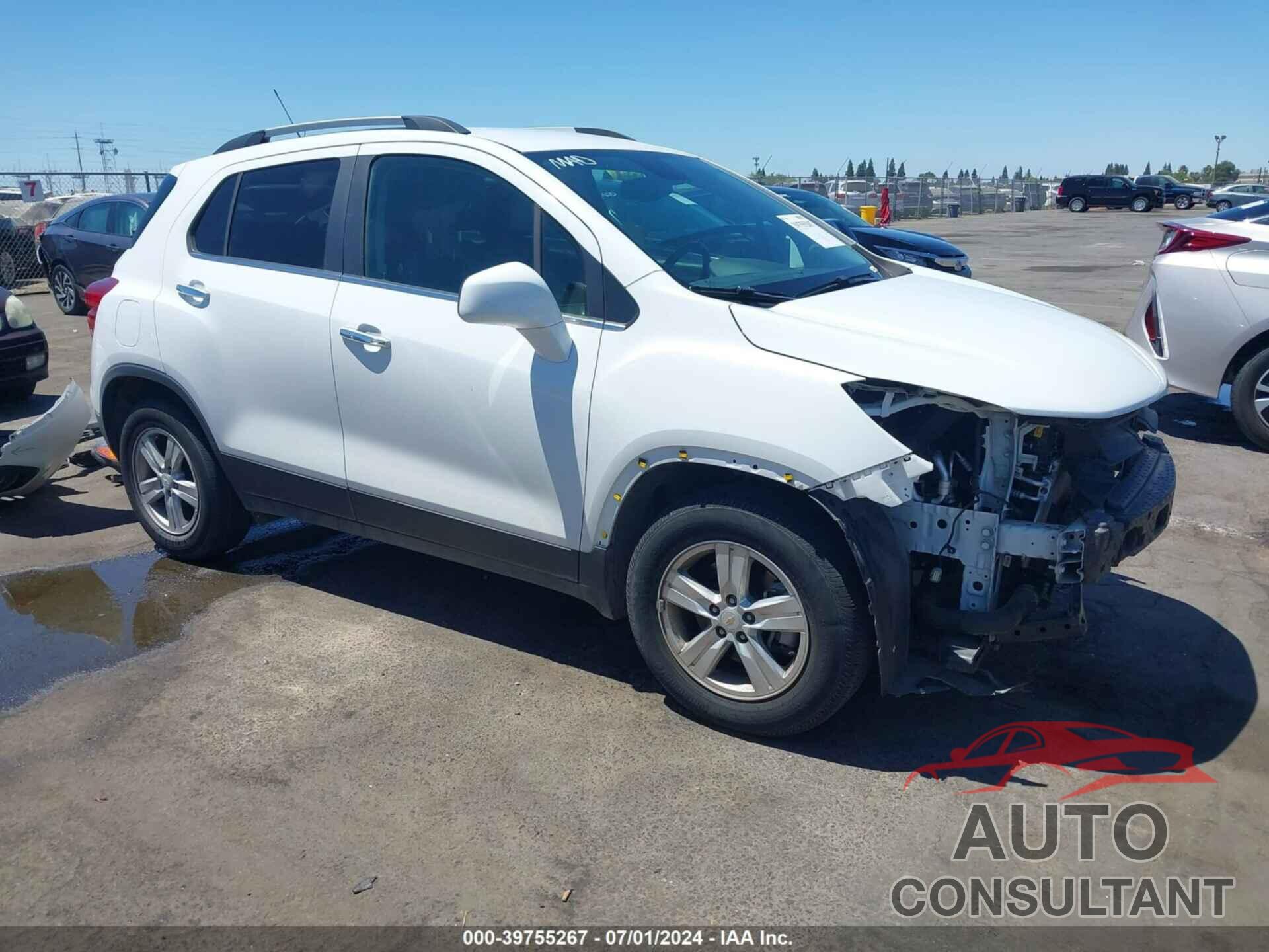 CHEVROLET TRAX 2019 - KL7CJLSB1KB845342