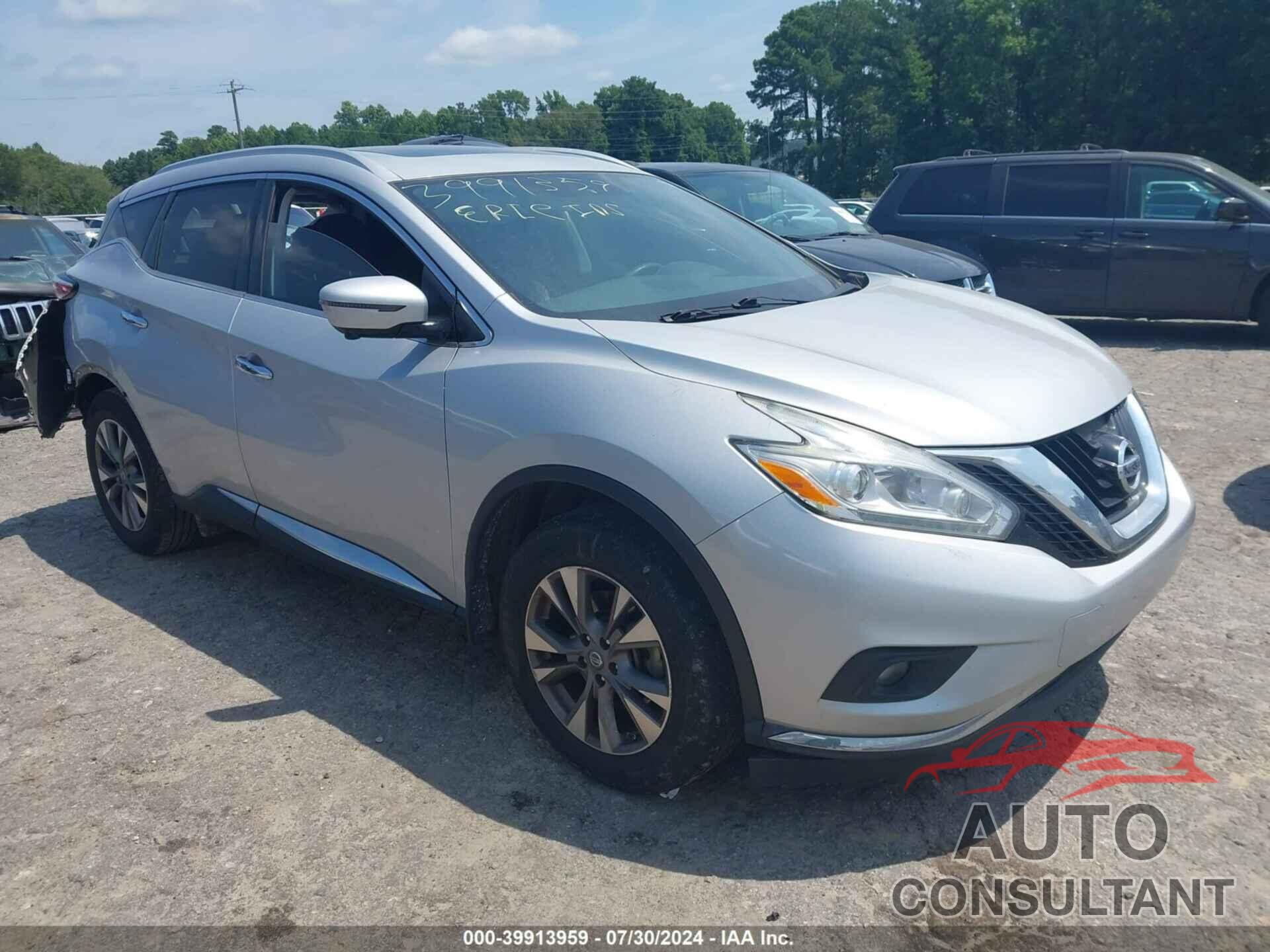 NISSAN MURANO 2016 - 5N1AZ2MG0GN149045