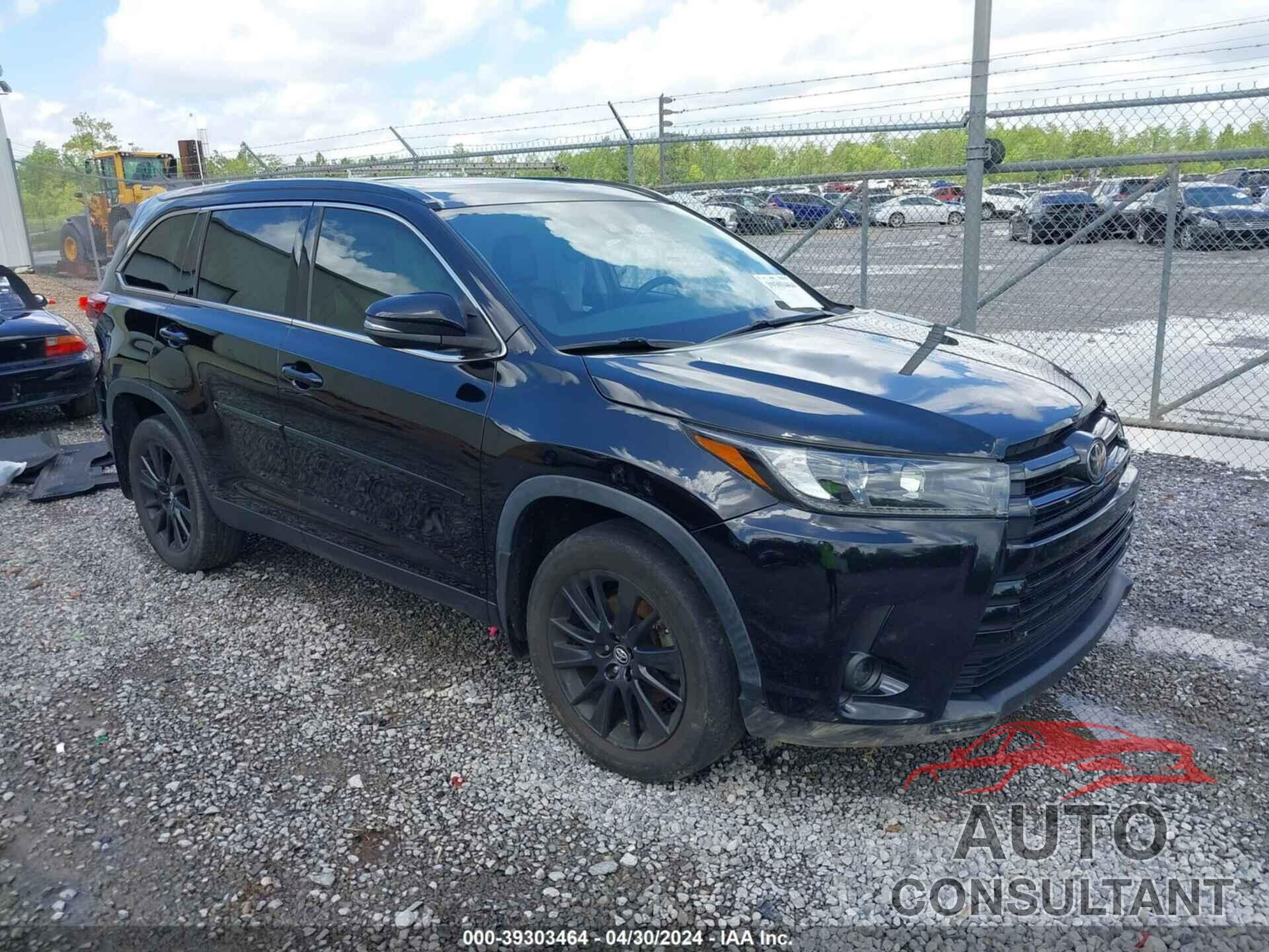 TOYOTA HIGHLANDER 2019 - 5TDKZRFHXKS355547