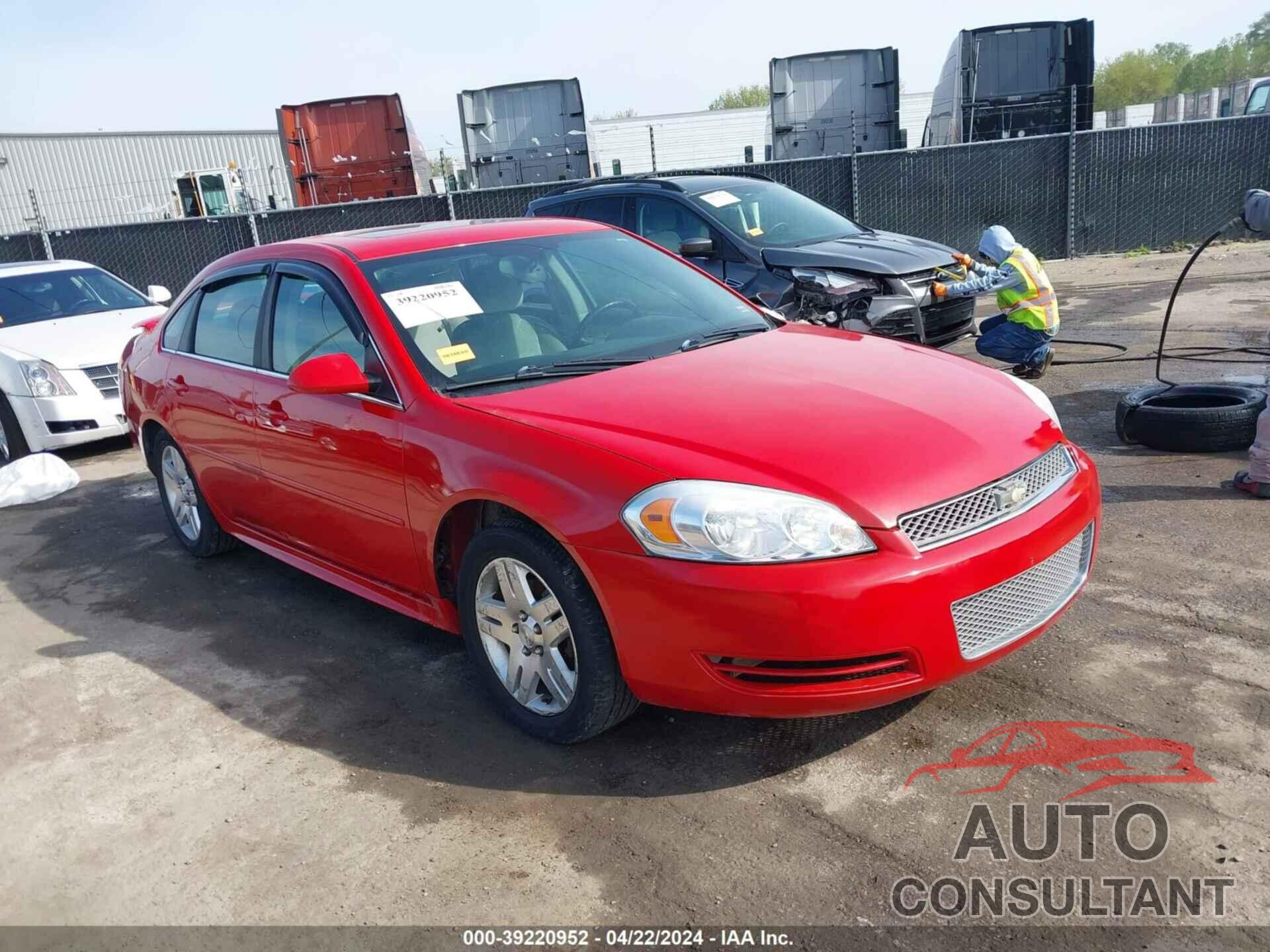 CHEVROLET IMPALA 2013 - 2G1WG5E37D1119351